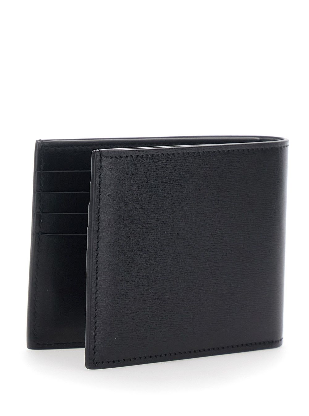 Fendi Black Wallet with Logo Plate on the Front In Leather For Men Size ONE SIZE - 3 Thumbnail