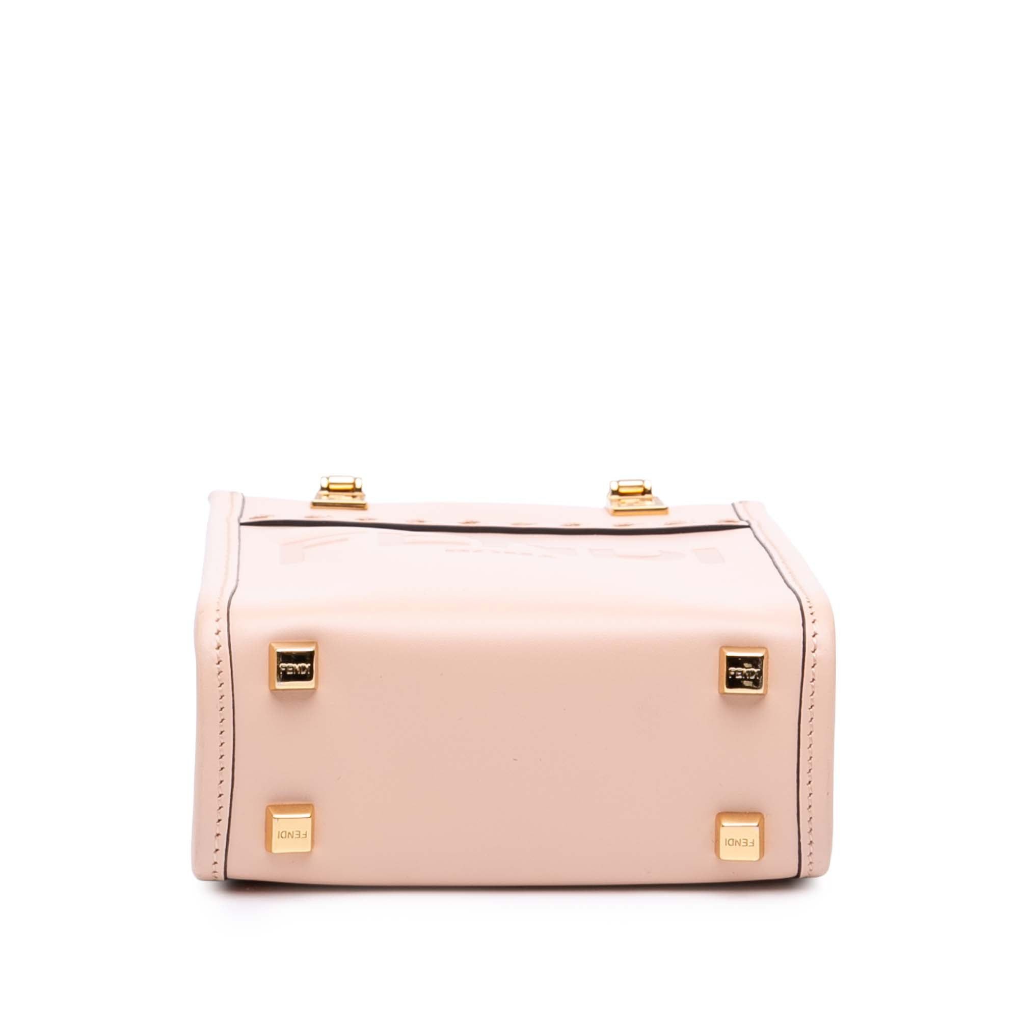 Fendi Mini Leather Sunshine Shopper Tote Size ONE SIZE - 3 Thumbnail