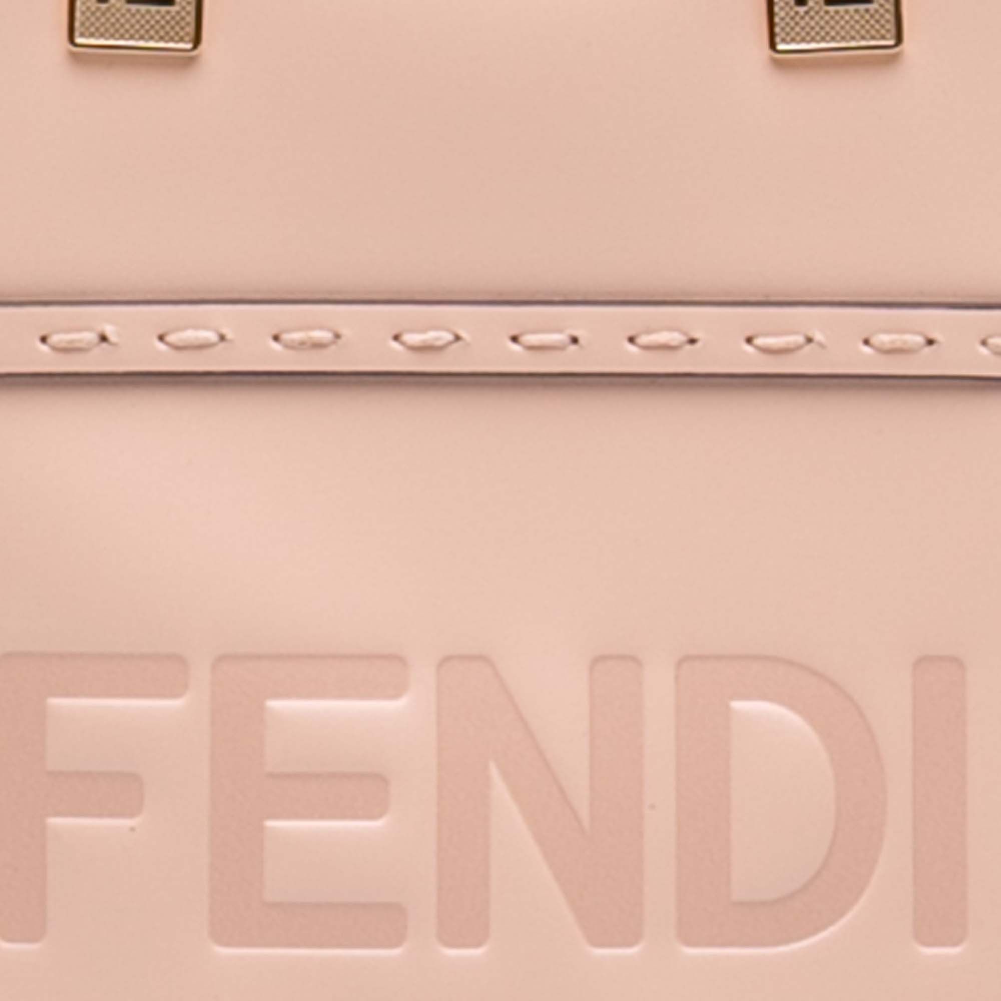 Fendi Mini Leather Sunshine Shopper Tote Size ONE SIZE - 7 Thumbnail