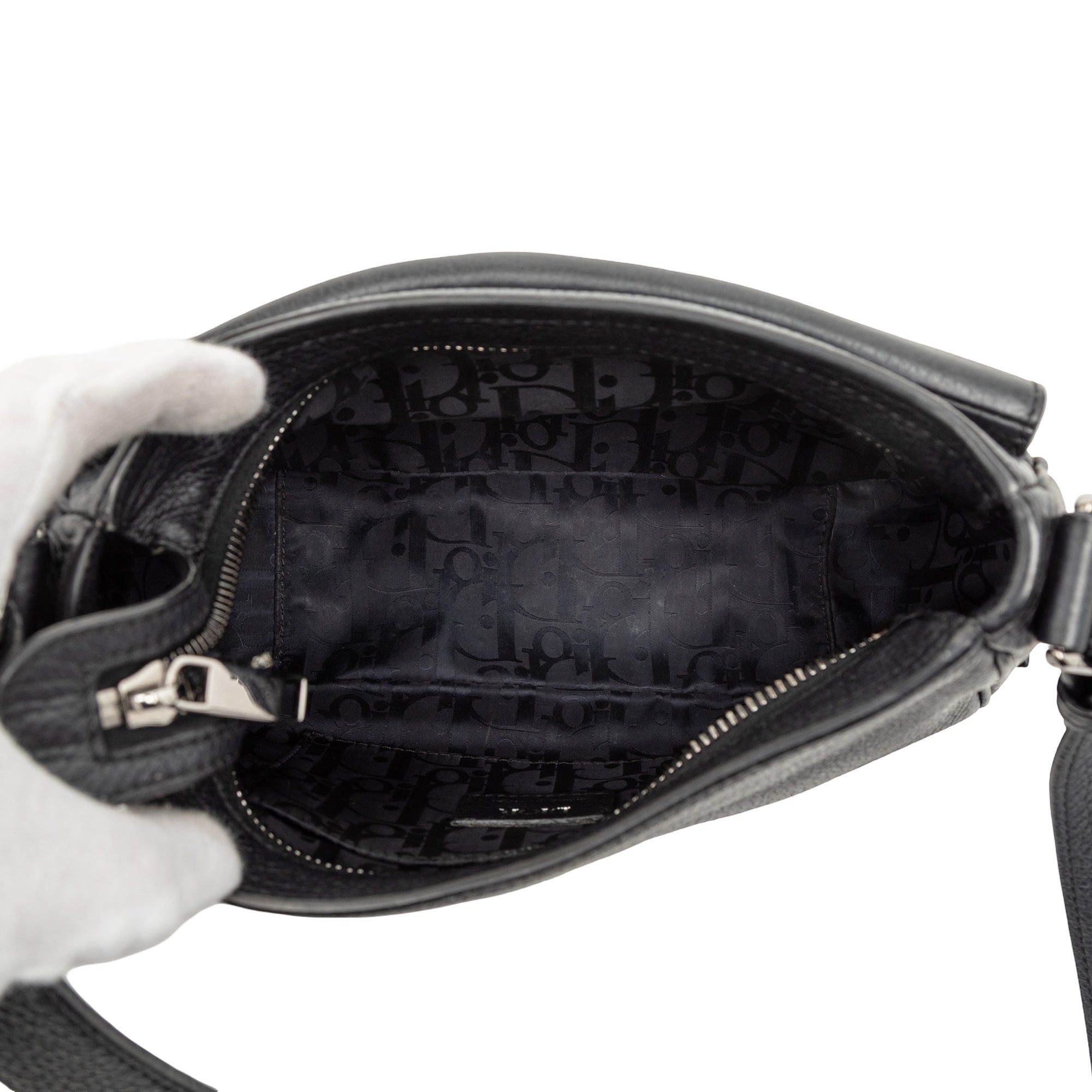 Dior Grained Calfskin Saddle Soft Bag Size ONE SIZE - 4 Thumbnail
