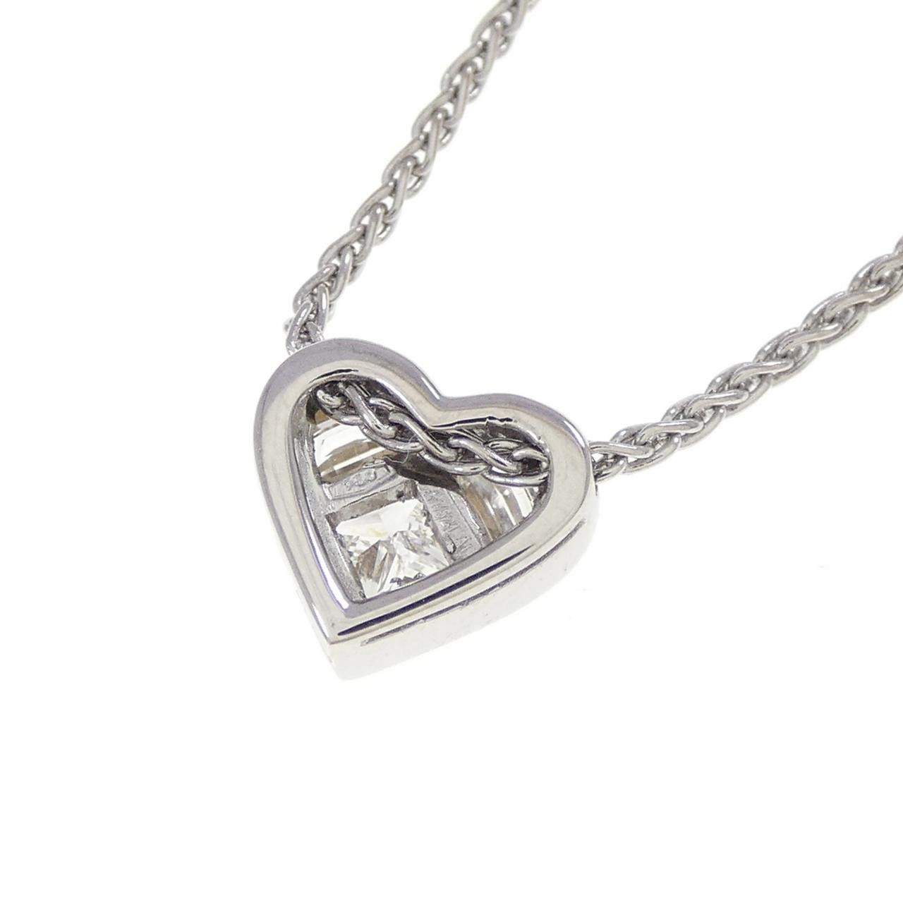 Bvlgari Bvlgari Bvlgari Cuore 750 White Gold Diamond Necklace Precious Metal Necklace DUTY FREE for USA Size ONE SIZE - 4 Thumbnail