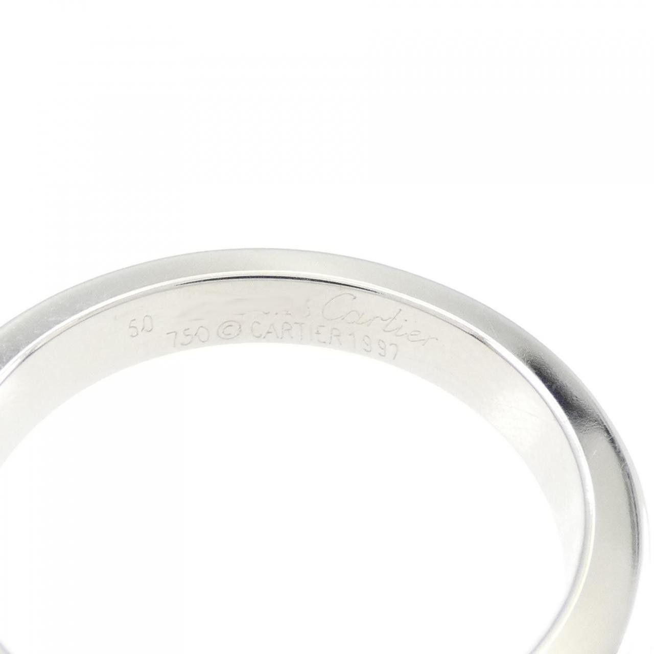 Cartier Cartier Cartier Tank 750 White Gold Diamond Ring Size 10 Precious Metal Ring B4028750 DUTY FREE for USA Size ONE SIZE - 4 Thumbnail