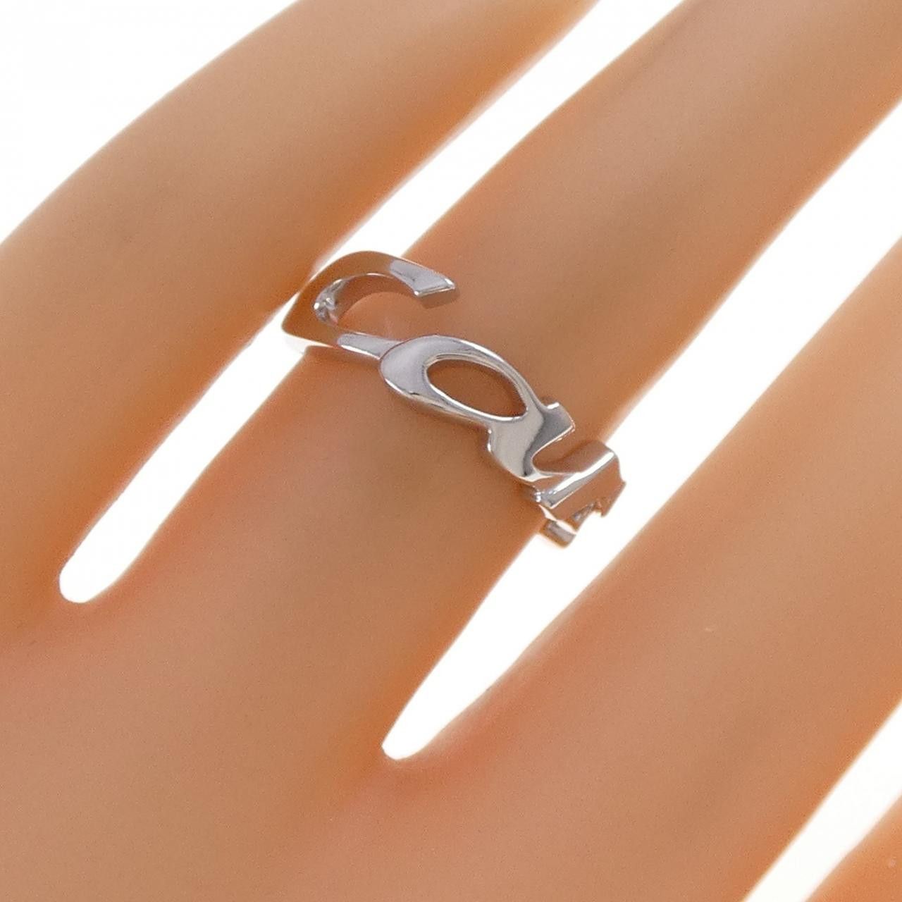 Cartier Cartier Cartier Signature 750 White Gold Ring Size 8 Precious Metal Ring DUTY FREE for USA Size ONE SIZE - 5 Thumbnail