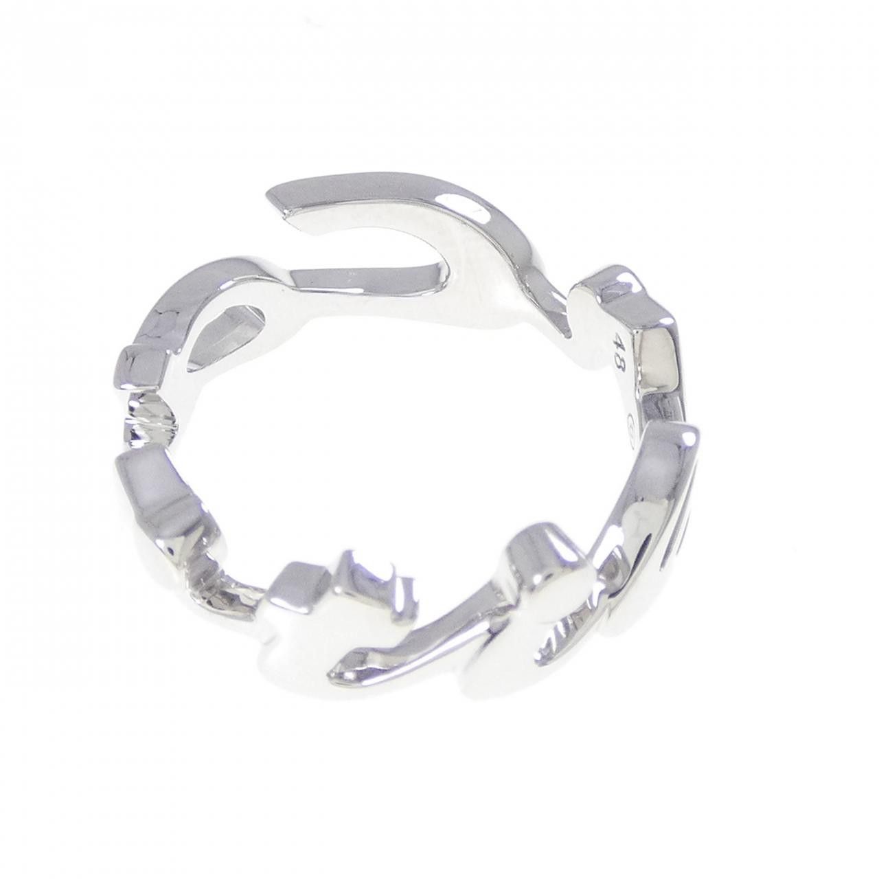 Cartier Cartier Cartier Signature 750 White Gold Ring Size 8 Precious Metal Ring DUTY FREE for USA Size ONE SIZE - 3 Thumbnail