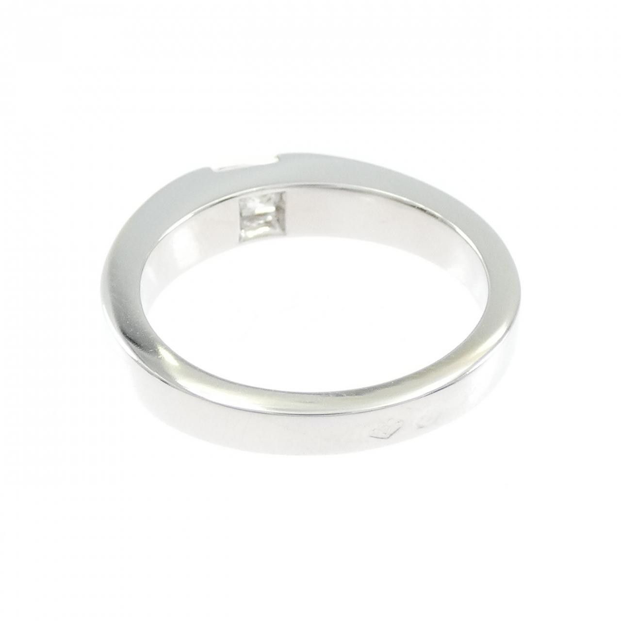Cartier Cartier Cartier Tank 750 White Gold Diamond Ring Size 9.5 Precious Metal Ring DUTY FREE for USA Size ONE SIZE - 3 Thumbnail