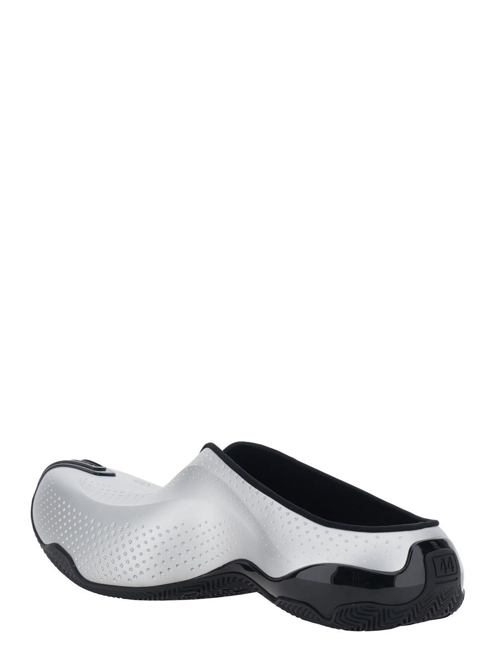 Balenciaga Grey Oversized Mule with Side Logo and Number on Front and Back in Tech Fabric for Men Size US 10 / EU 43 - 3 Thumbnail