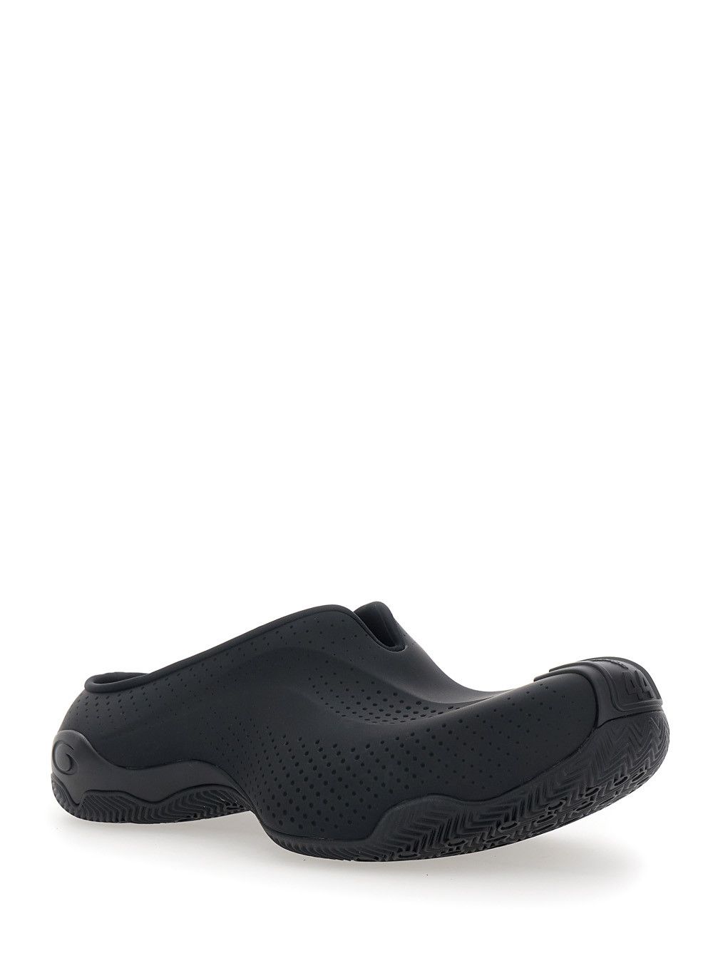 Balenciaga Mule 'Basketball' Slip-On with Perforated Design in Black Tech Fabric for Men Size US 11 / EU 44 - 2 Thumbnail