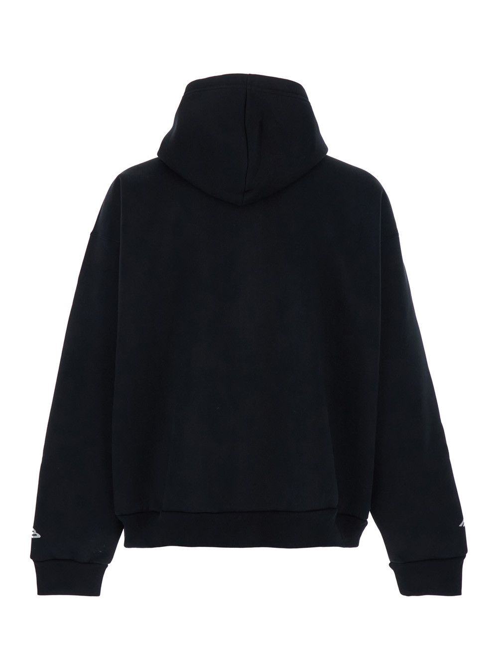 Balenciaga Men's Black Cotton Hoodie with Zip Closure and Front Logo Size US L / EU 52-54 / 3 - 2 Thumbnail