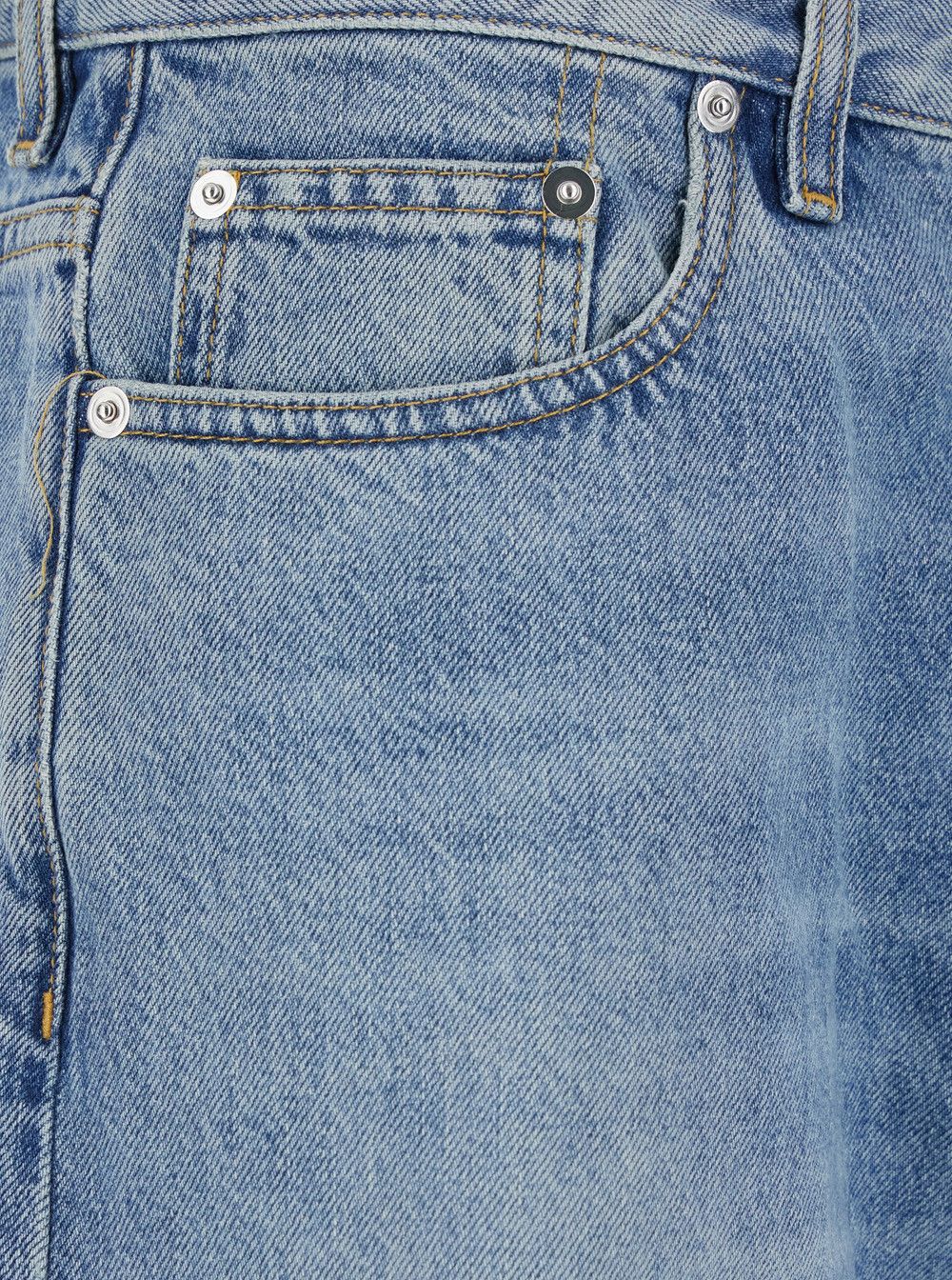Gucci Blue Five-Pocket Jeans with Logo Patch on the Back in Denim for Women Size 25" / US 0 / IT 36 - 3 Thumbnail