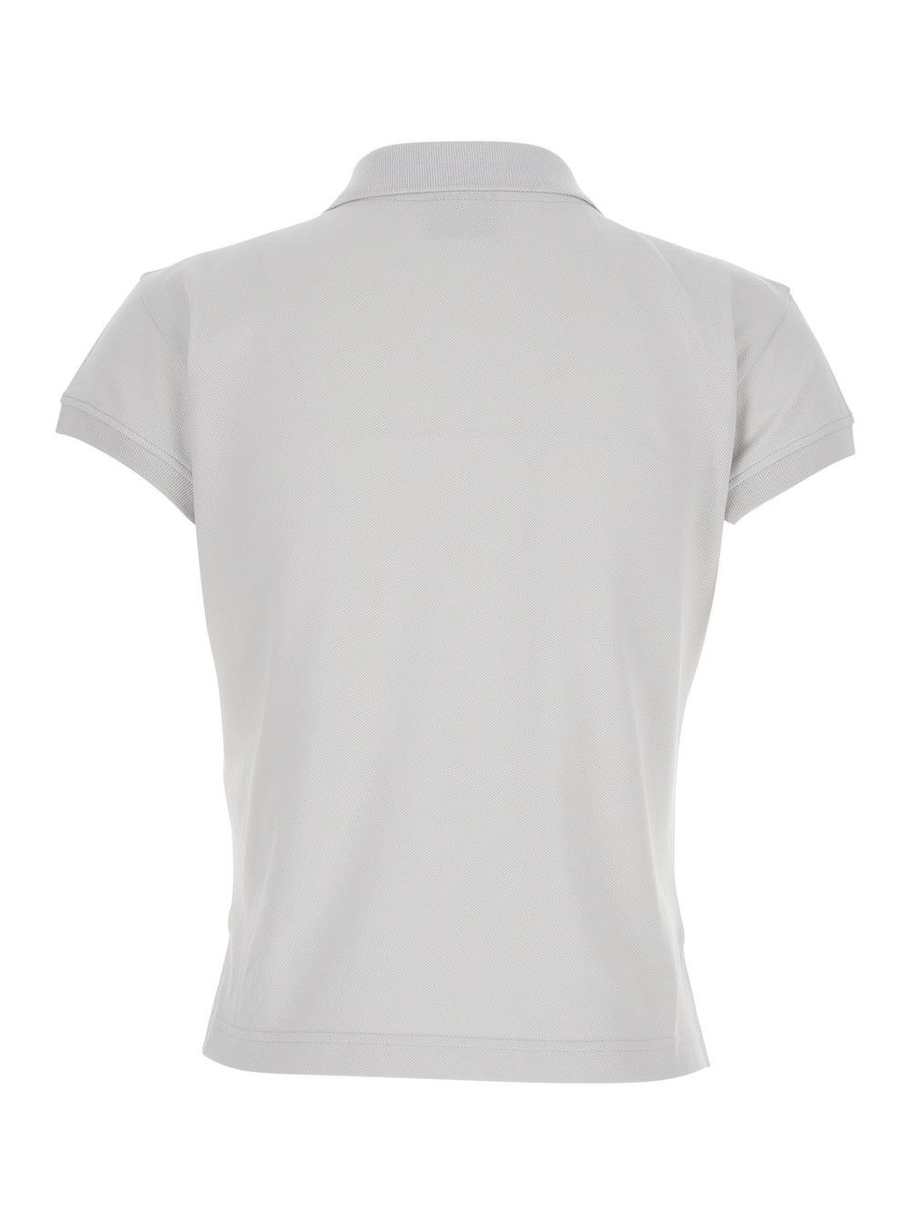 Balenciaga White Cotton Polo with Tone-on-Tone Logo for Women Size S / US 4 / IT 40 - 2 Thumbnail
