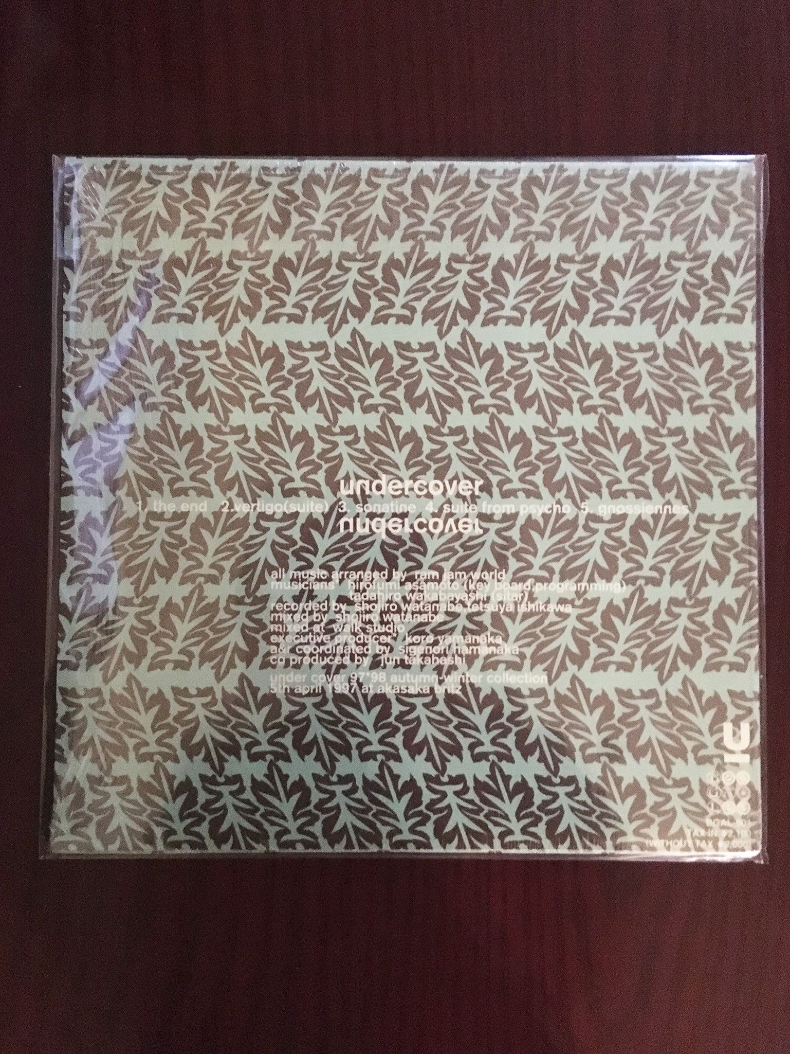 アンダーカバー 97/98a/wコレクションレコード ram jam world
