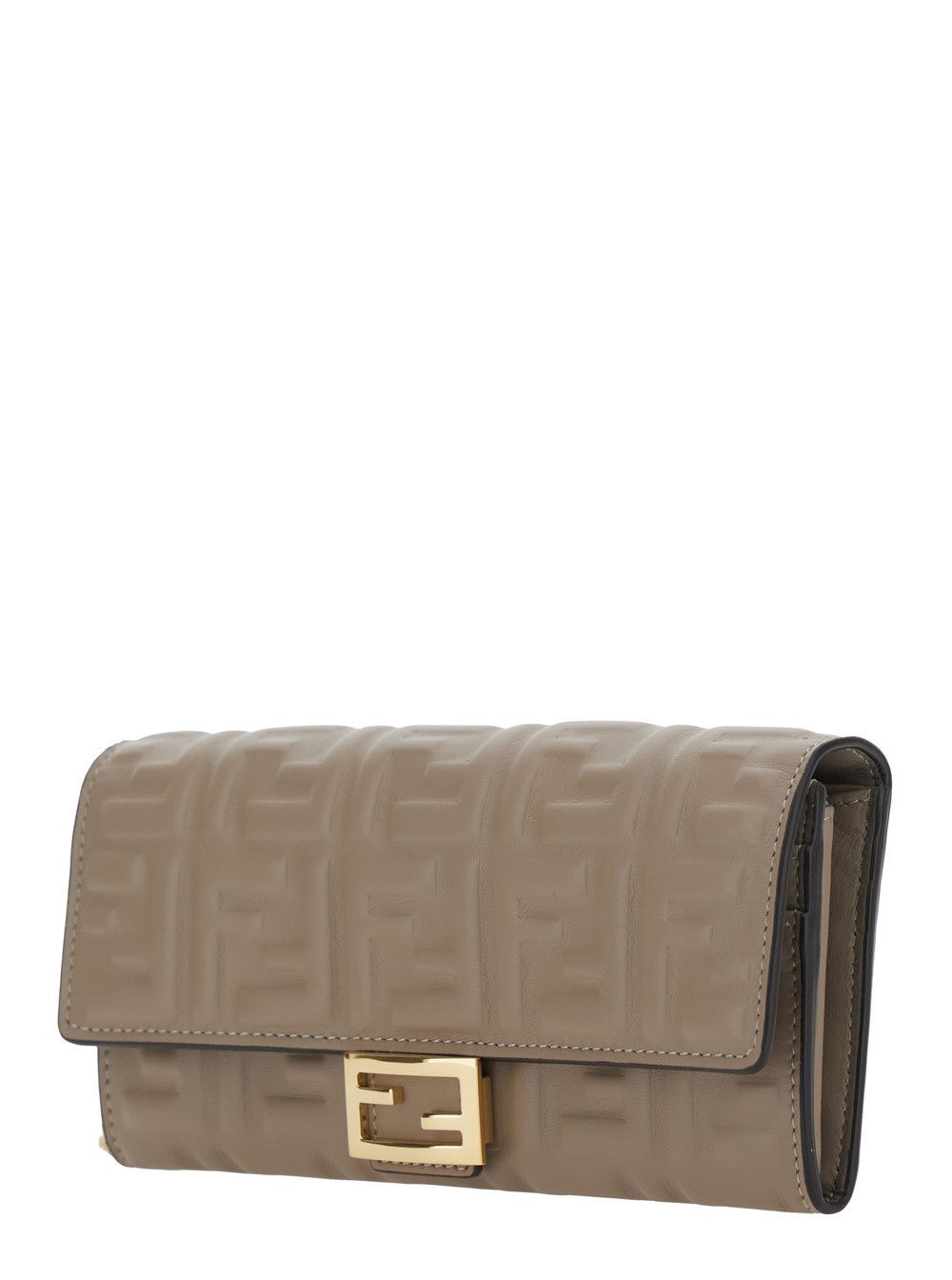 Fendi 'Continental' Beige Crossbody bag with All-Over FF Motif in Leather for Women Size ONE SIZE - 2 Thumbnail