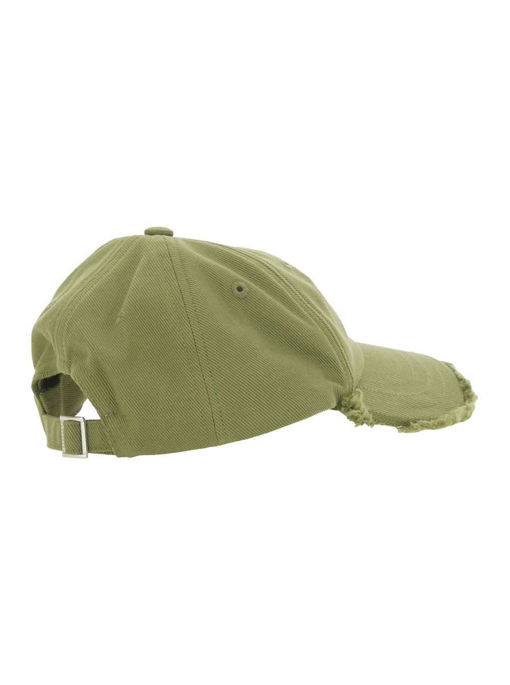 Jacquemus 'Le Casquette Artichaut' Green Hat with Drawstring in Cotton Man Size ONE SIZE - 2 Thumbnail