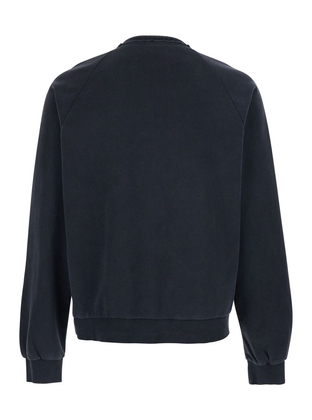 TONYWACK Men's Black Cotton Crewneck Sweatshirt with Half Zip Closure Size US L / EU 52-54 / 3 - 2 Thumbnail
