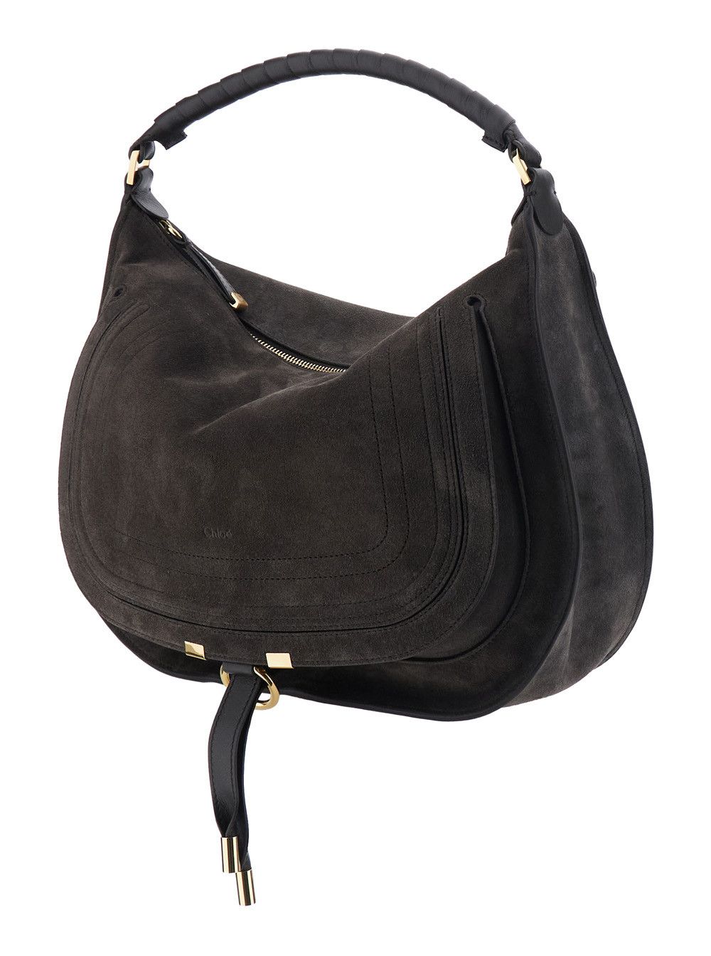Chloe Brown Shoulder Bag 'Marcie Medium' in Suede for Women Size ONE SIZE - 2 Thumbnail