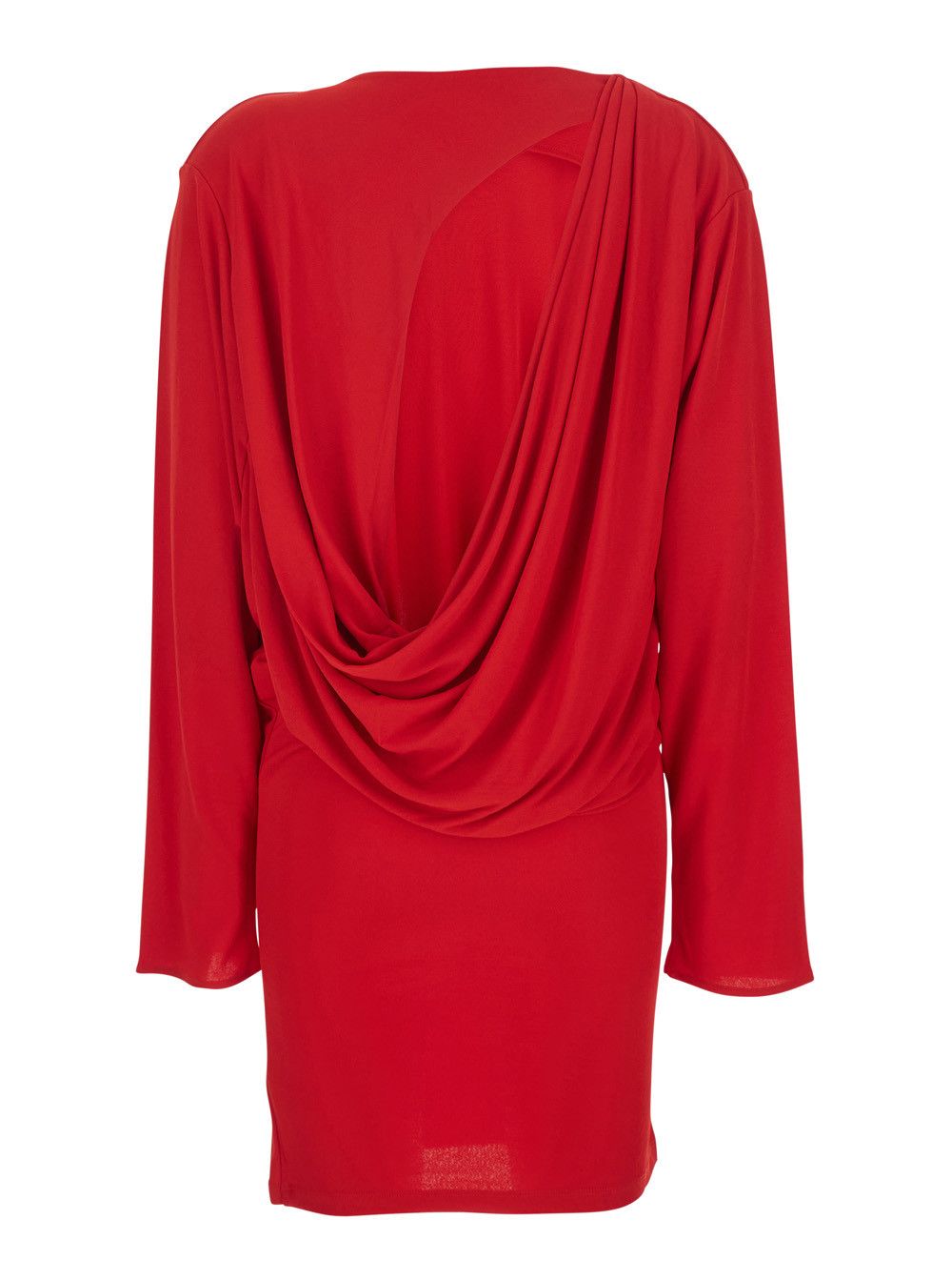 Jacquemus 'Mistral' Red Dress with Boat neckline and Long Sleeves in Viscose Women Size S / US 4 / IT 40 - 2 Thumbnail