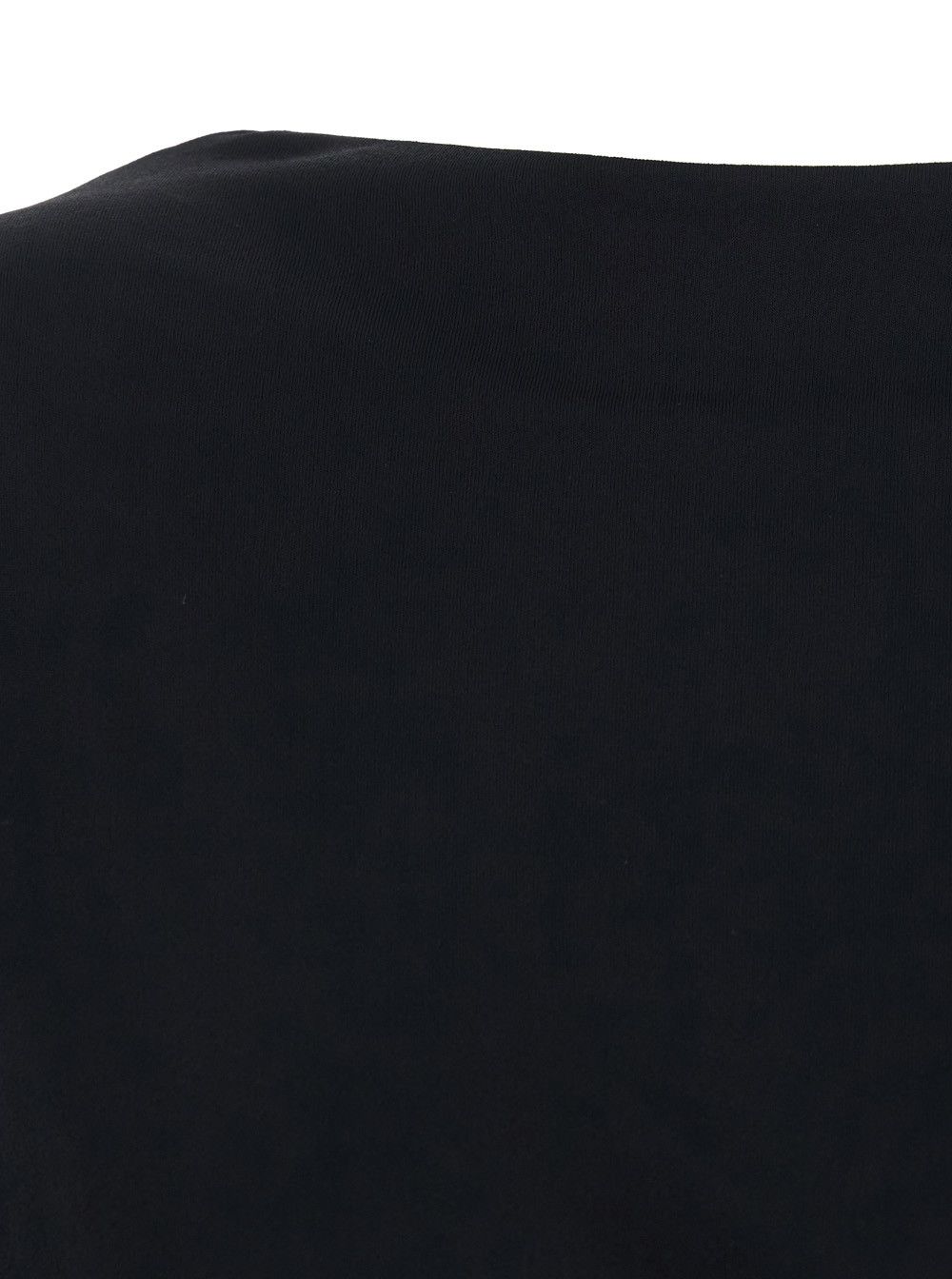 Jacquemus Black 'La Robe Mistral' Crew Neck Dress with Long Sleeves and Open Back in Viscose Blend Women Size M / US 6-8 / IT 42-44 - 3 Thumbnail