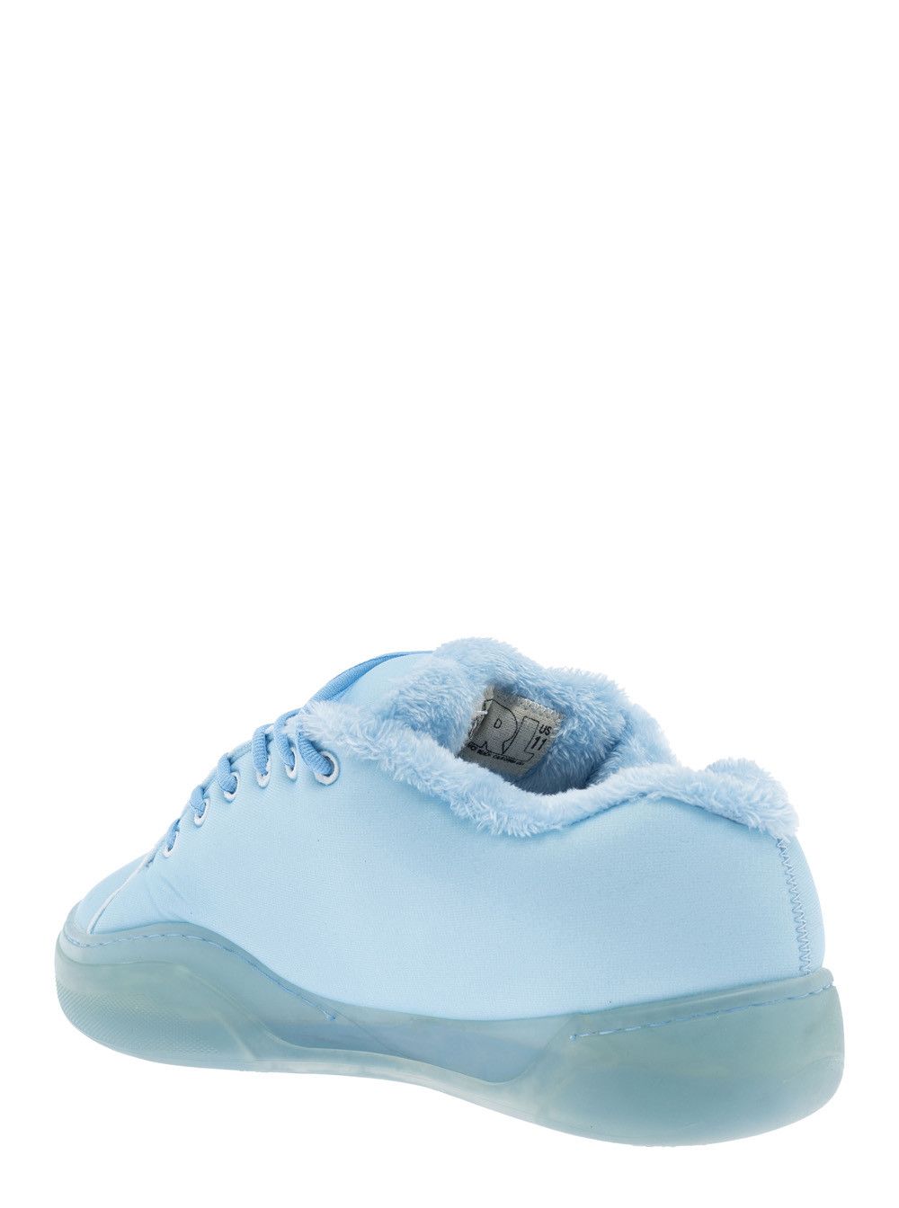 ERL Sneaker 'Vamp Skate' Low Top with Contrast Sole in Fabric and Blue Suede for Men Size US 9 / EU 42 - 3 Thumbnail