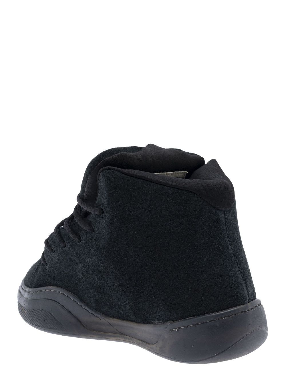 ERL Sneaker 'Mid Vamp' with Logo Lettering on the Tongue in Black Suede for Men Size US 6 / EU 39 - 3 Thumbnail