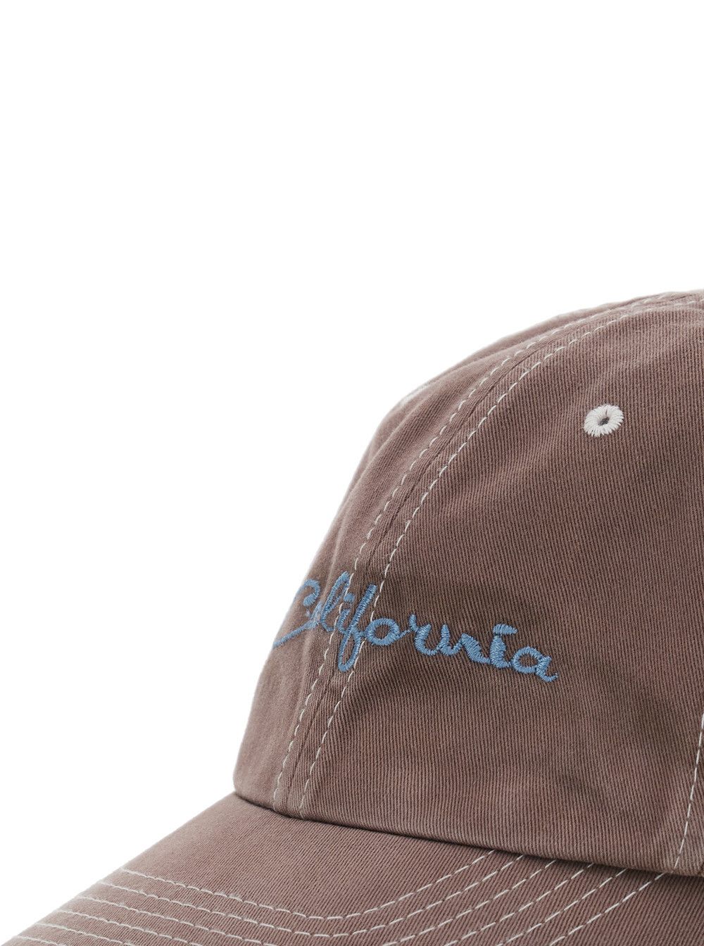 ERL California Baseball Cap with Front Lettering in Brown Cotton for Men Size ONE SIZE - 3 Thumbnail