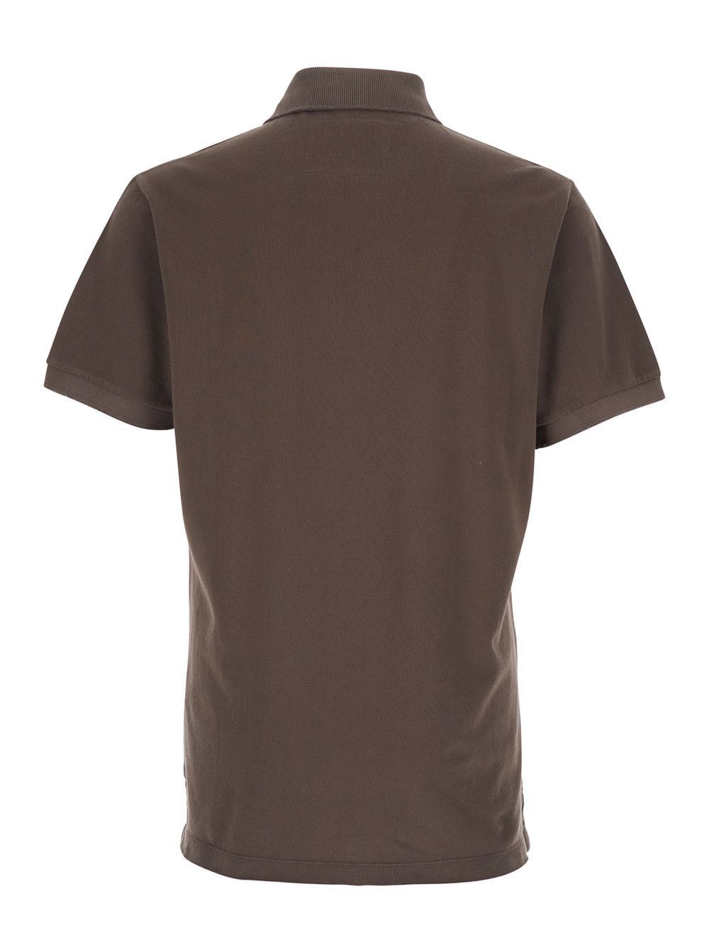 ERL Brown Classic Collar Polo with Logo Lettering Embroidery on the Front for Men Size US L / EU 52-54 / 3 - 2 Thumbnail