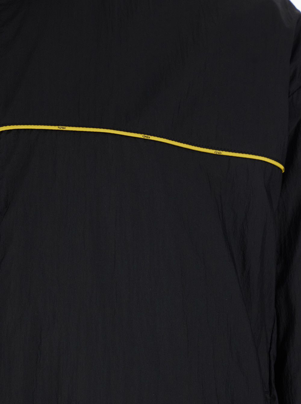 Fendi Black Reversible Jacket with FF Details in Tech Fabric for Men Size US M / EU 48-50 / 2 - 3 Thumbnail