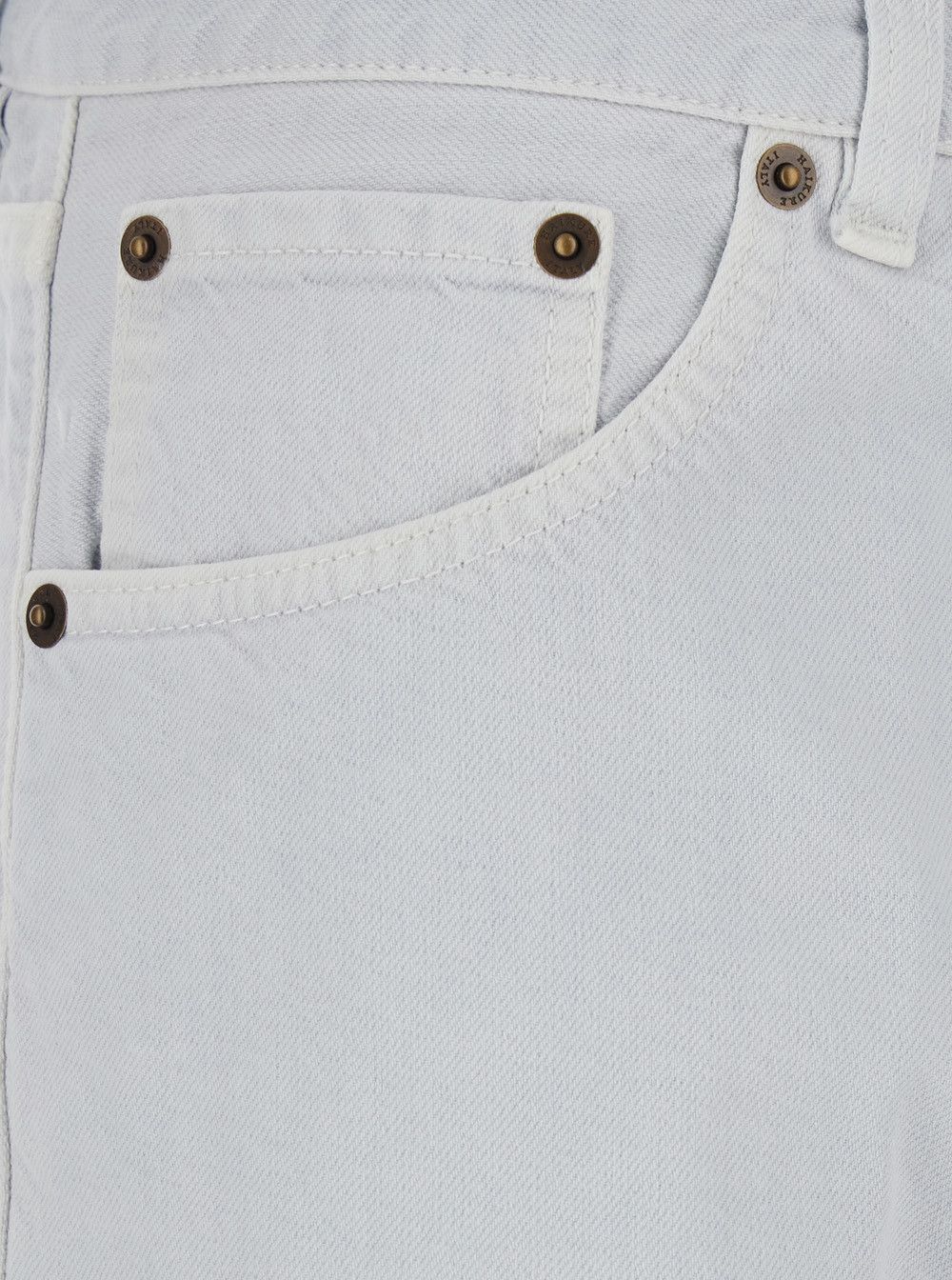 Haikure Gray Jeans with Belt Loops and Logo Patch on the Back in Women's Denim Size 25" / US 0 / IT 36 - 3 Thumbnail