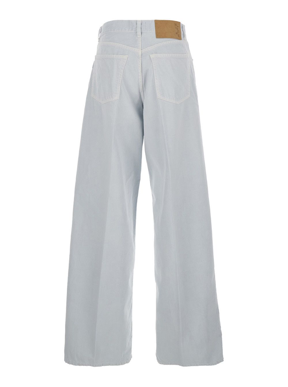Haikure Gray Jeans with Belt Loops and Logo Patch on the Back in Women's Denim Size 29" - 2 Thumbnail