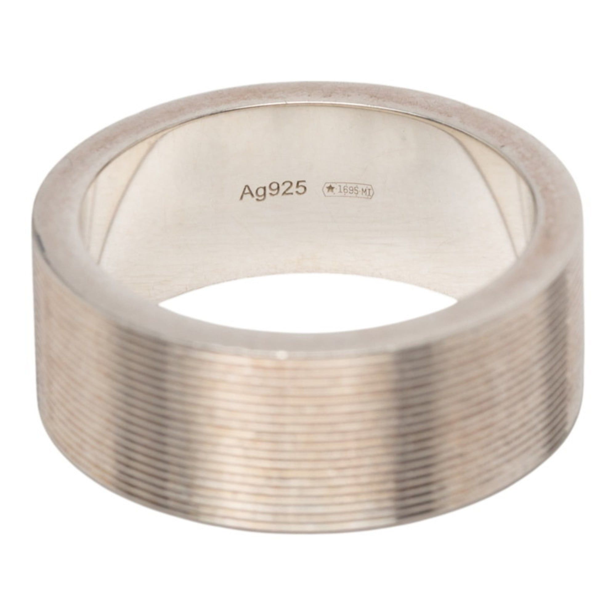 Gucci Gucci Logo Ring #15 SV925 Silver Men's GUCCI Size ONE SIZE - 5 Thumbnail