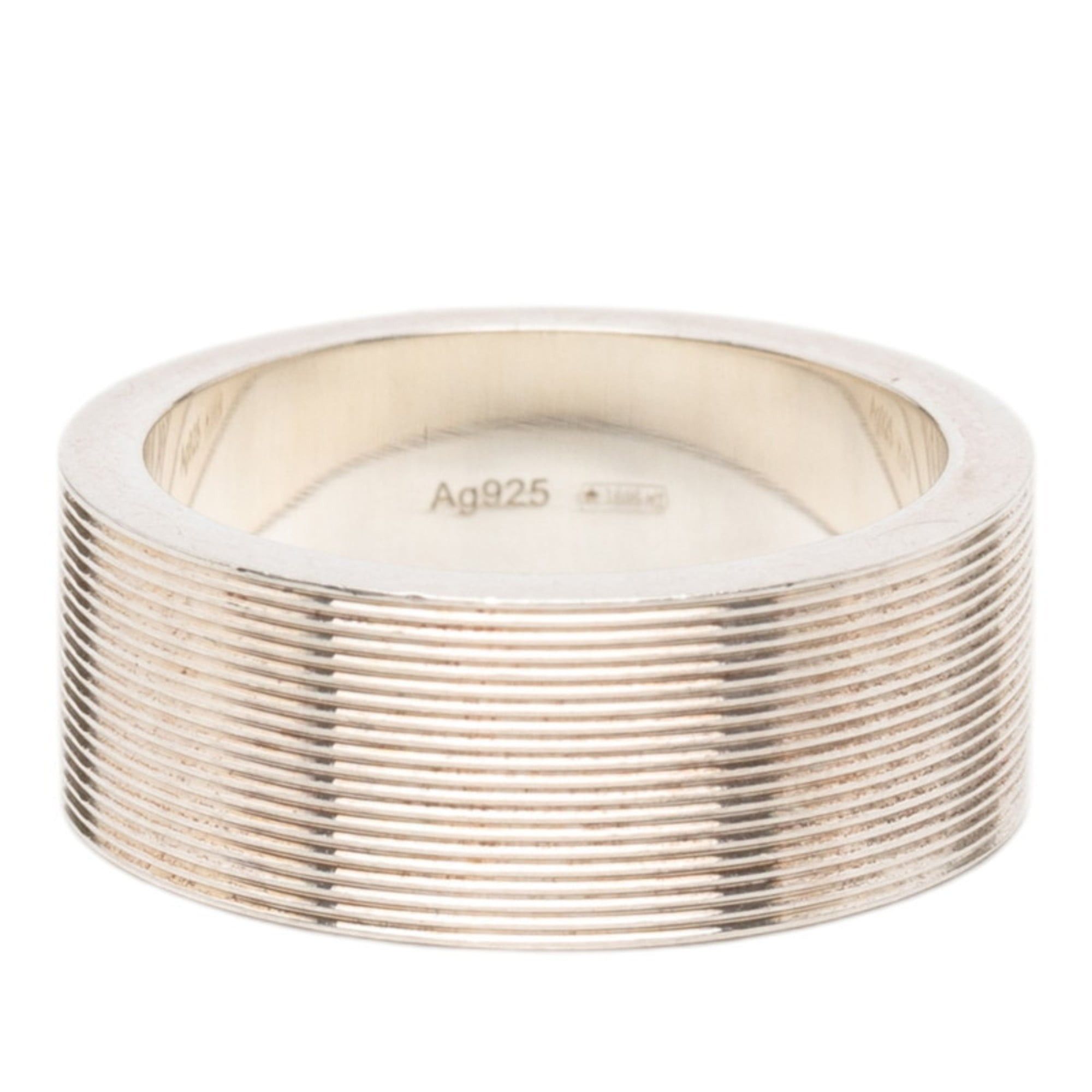 Gucci Gucci Logo Ring #15 SV925 Silver Men's GUCCI Size ONE SIZE - 3 Thumbnail