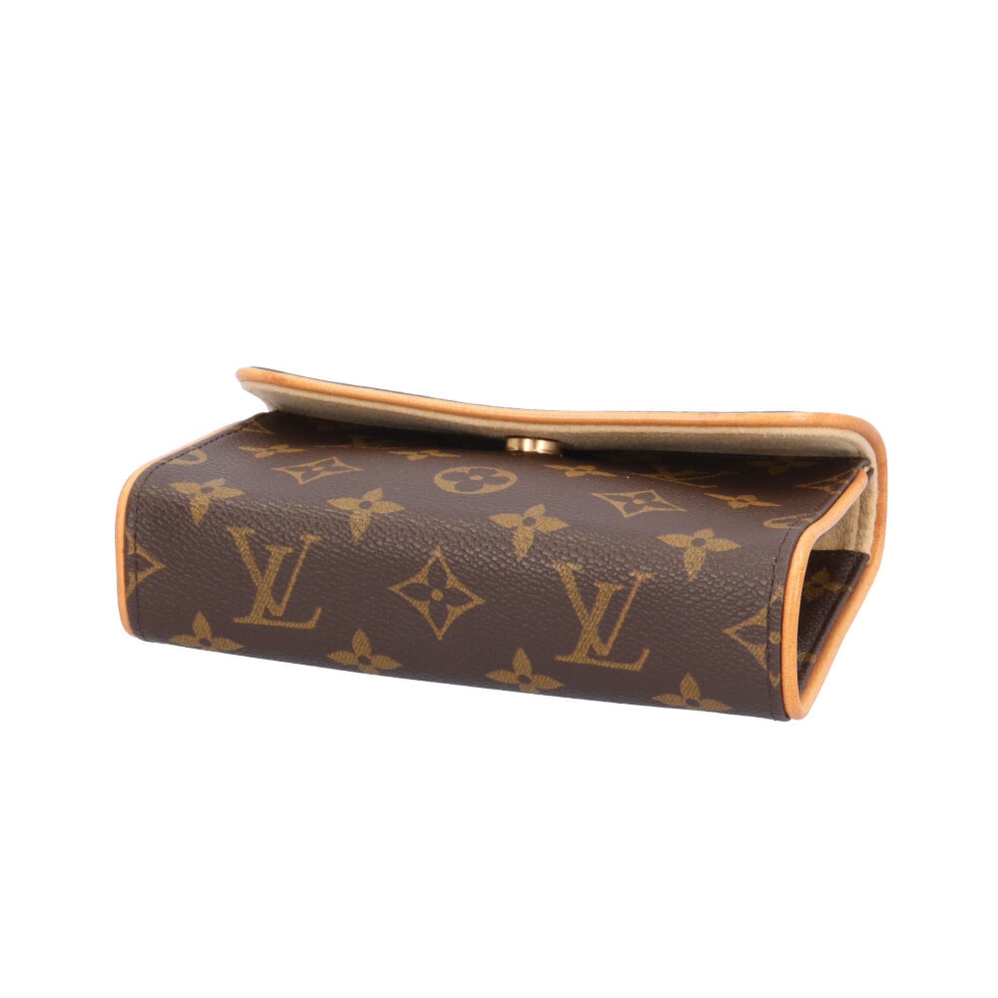Louis Vuitton Pre-owned Louis Vuitton Pochette Florentine Monogram Waist Bag in Canvas (M51855) Brown. Women's. Size ONE SIZE - 5 Thumbnail