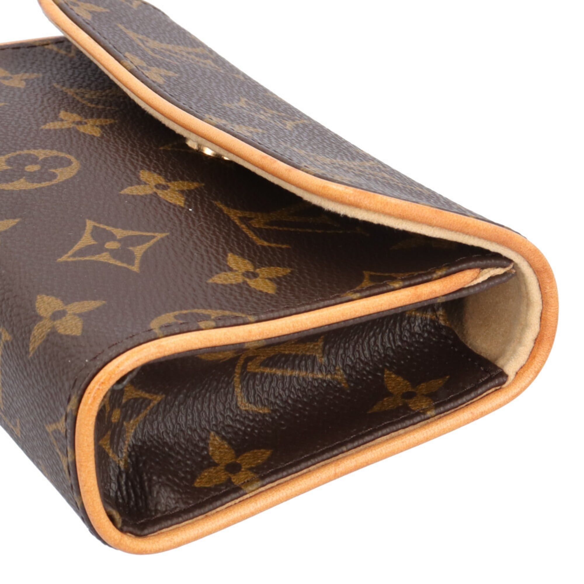 Louis Vuitton Pre-owned Louis Vuitton Pochette Florentine Monogram Waist Bag in Canvas (M51855) Brown. Women's. Size ONE SIZE - 8 Thumbnail