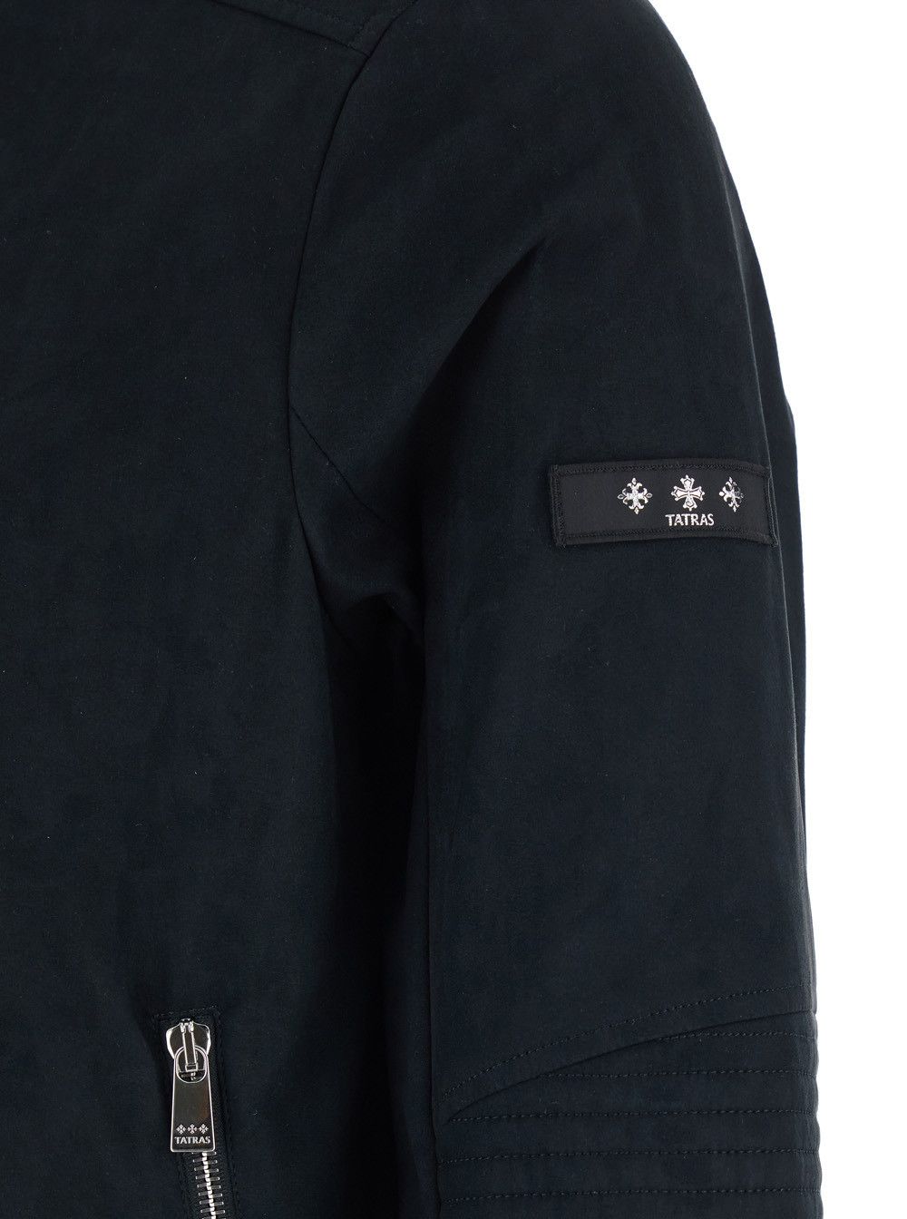 TATRAS Jacket 'MCKZ0093033588001' Black with High Collar and Zip Closure in Tech Fabric Men Size US L / EU 52-54 / 3 - 3 Thumbnail