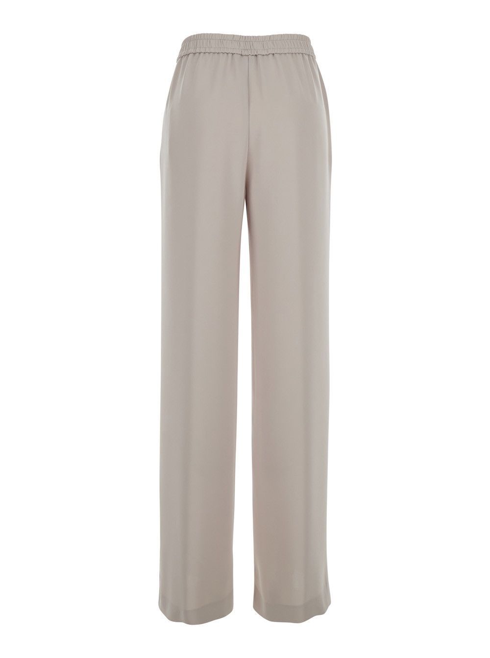 Herno Beige Pants with Elastic Waist in Tech Fabric for Women Size 28" / US 6 / IT 42 - 2 Thumbnail