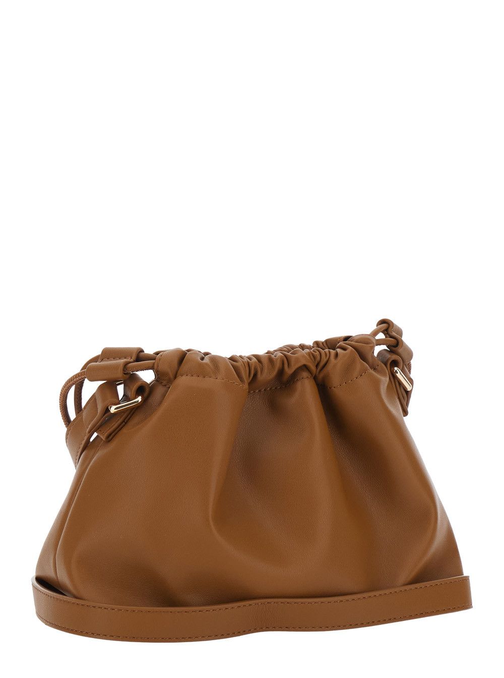 A.P.C. 'Ninon Mini' Brown Crossbody bag with Engraved Logo on the Front and Adjustable Strap in Ecoleather Woman Size ONE SIZE - 3 Thumbnail