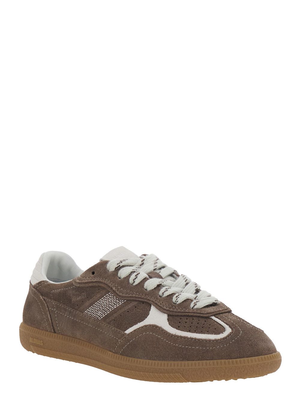ALOHAS Brown 'Tb.490' Sneaker Low Top with Engraved Logo Detail on the Side and Perforated Details In Leather for Women Size US 9 / IT 39 - 2 Thumbnail