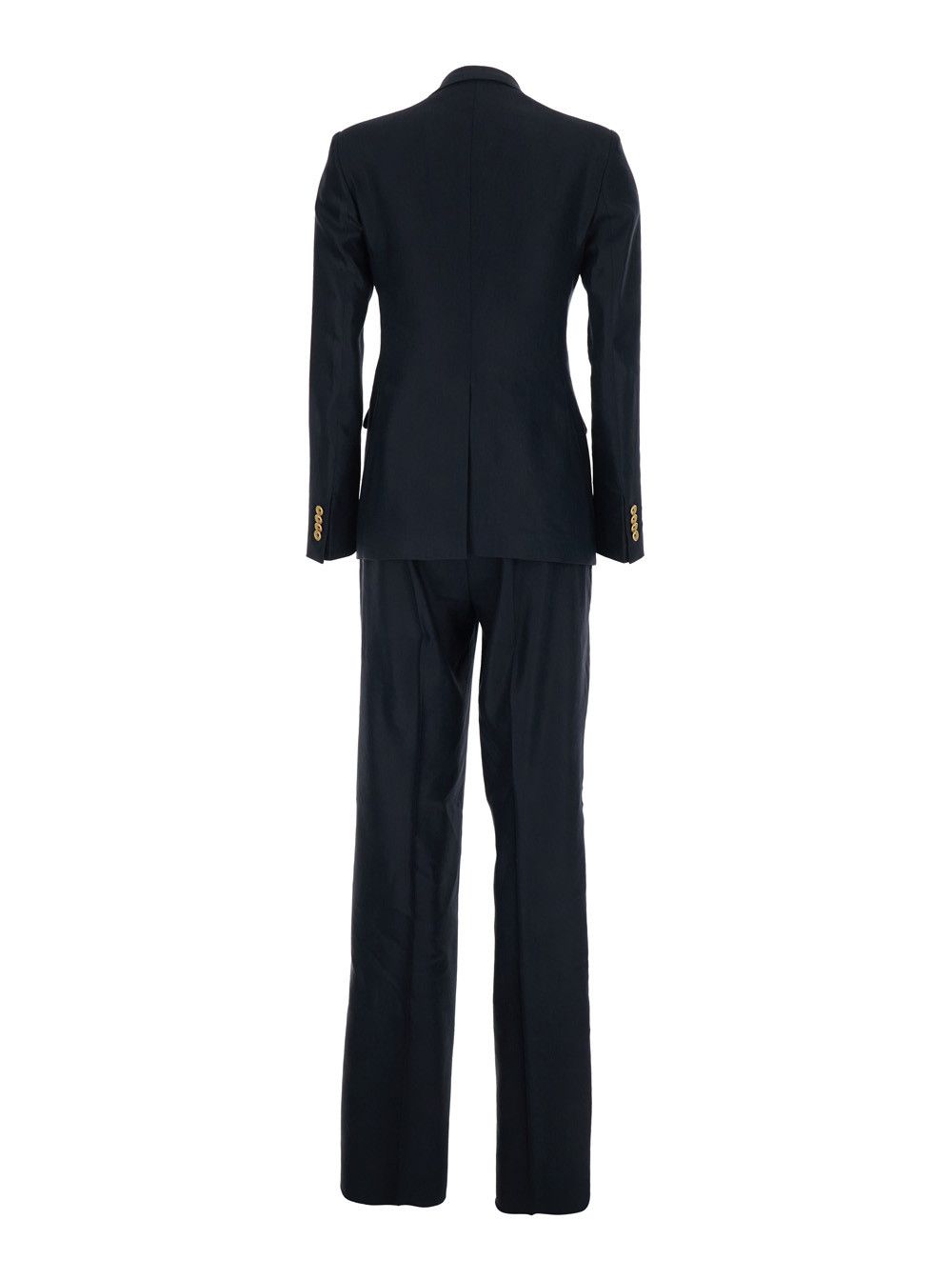 Tagliatore blue Double-breasted suit in linen blend for women Size L / US 10 / IT 46 - 2 Thumbnail