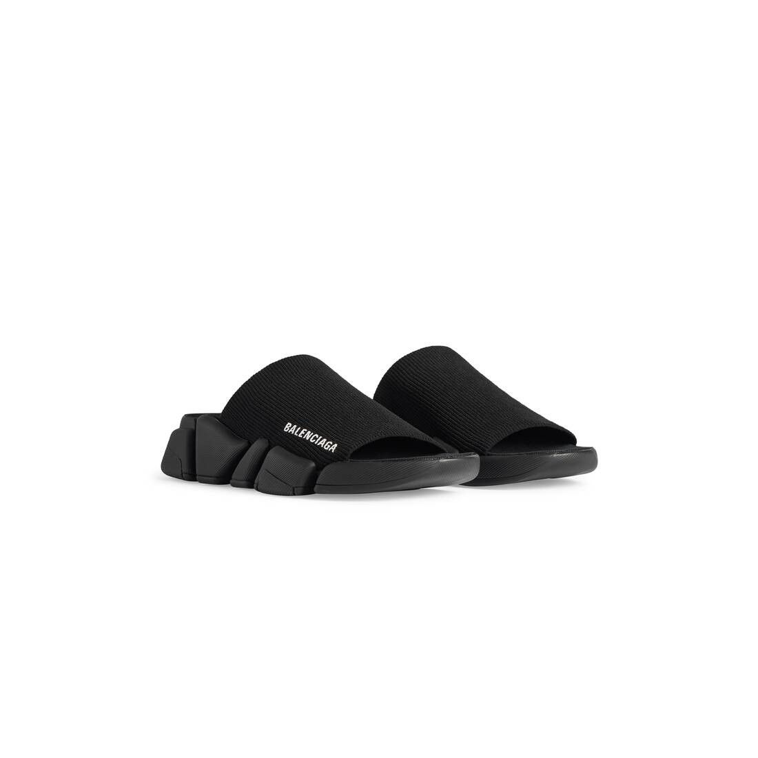 Balenciaga Speed 2.0 Recycled Knit Slide Sandals Size US 10 / IT 40 - 2 Thumbnail
