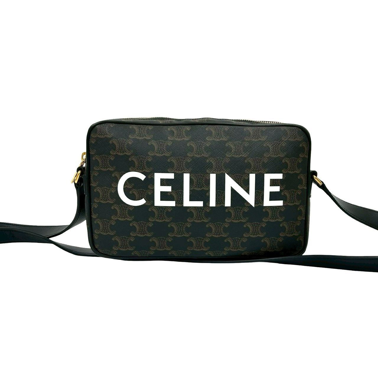 Celine Celine Celine Triomphe Leather Shoulder Bag Leather Shoulder Bag 18203 DUTY FREE for USA Size ONE SIZE - 2 Thumbnail