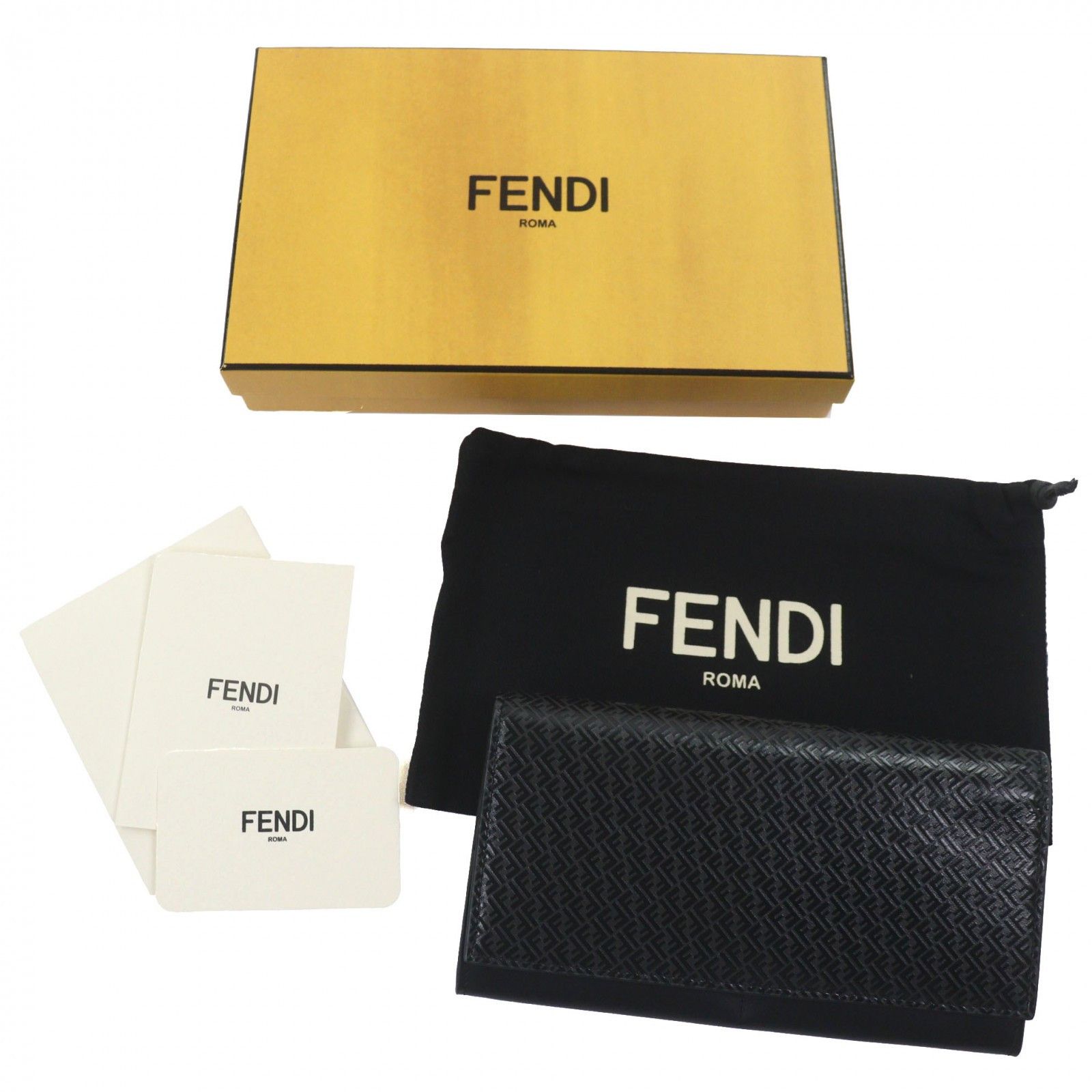 Fendi Fendi Fendi 7M0264 Leather Long Wallet Leather Long Wallet 7M0264 DUTY FREE for USA Size ONE SIZE - 2 Thumbnail