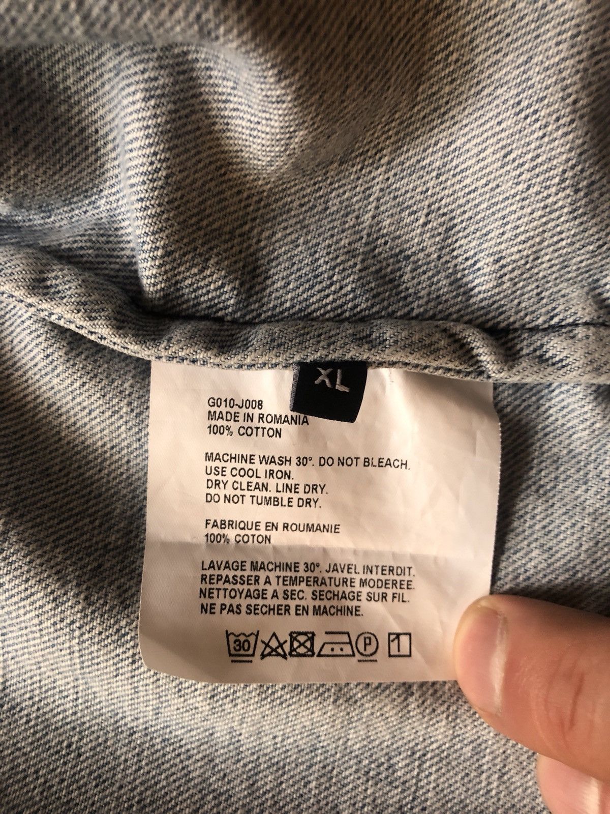 Gosha Rubchinskiy Gosha Rubchinskiy Jeans Jacket Size US XL / EU 56 / 4 - 3 Thumbnail