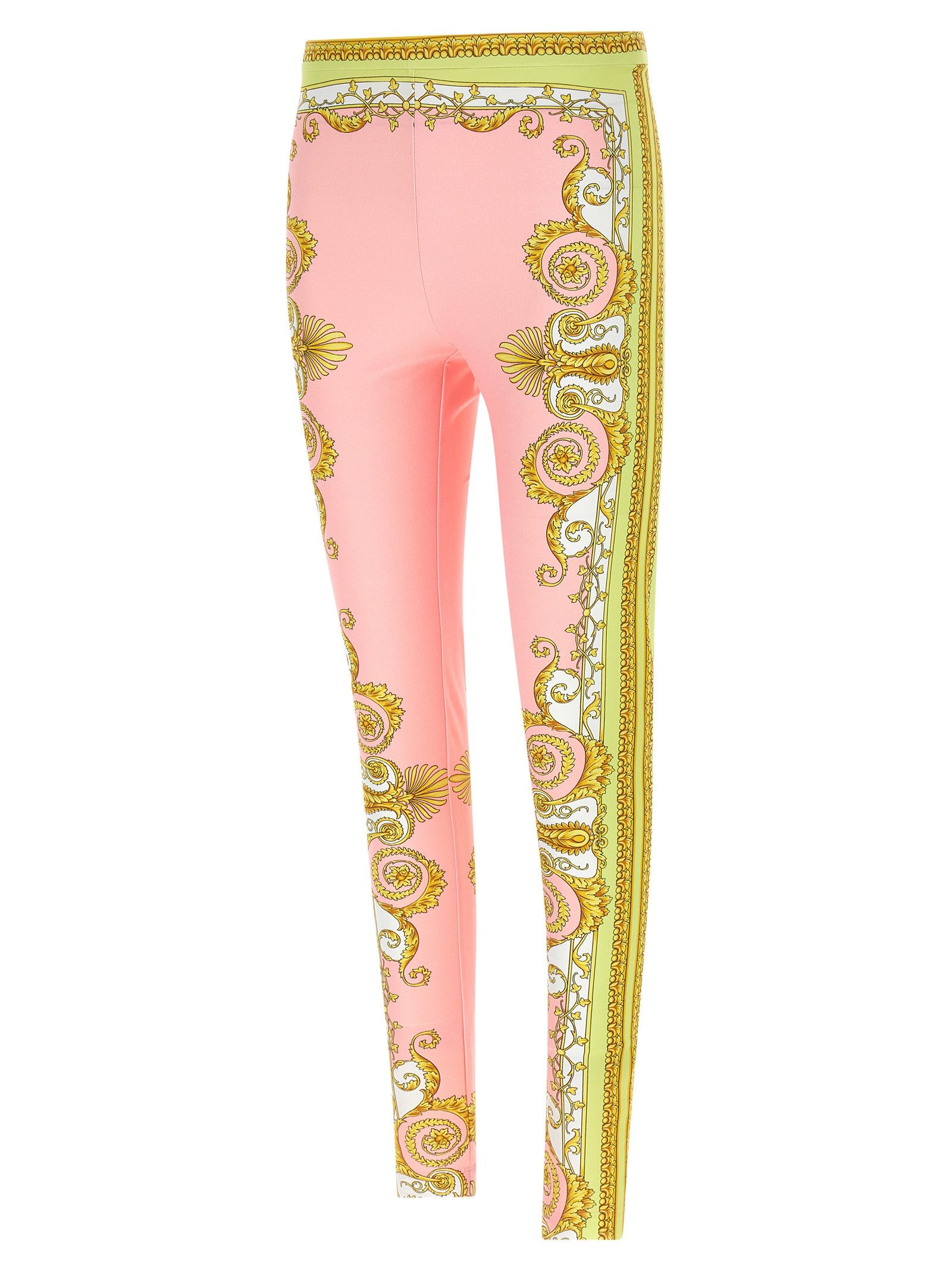 Versace 'Spring Barocco' leggings Size 26" / US 2 / IT 38 - 3 Thumbnail