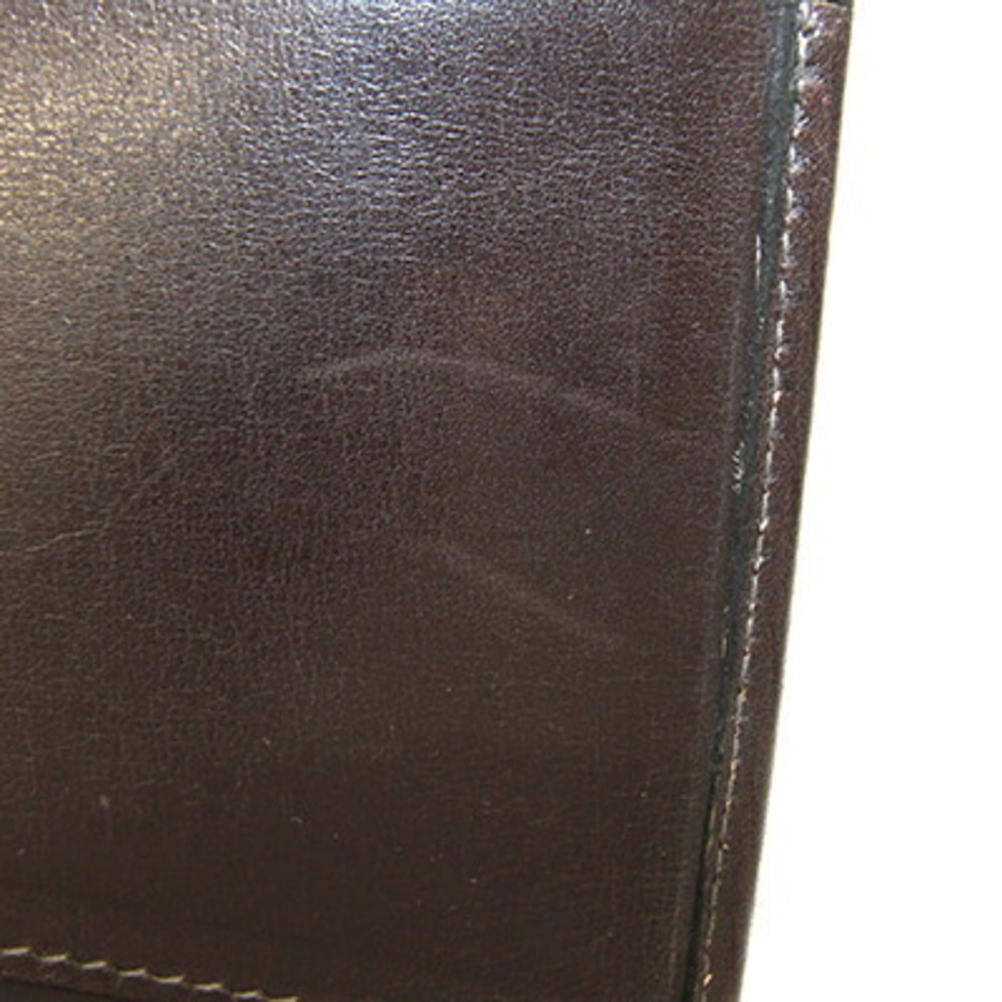 Celine Celine W-Long Wallet, Macadam, Dark Brown Suede Leather, Old Women's, CELINE Size ONE SIZE - 6 Thumbnail