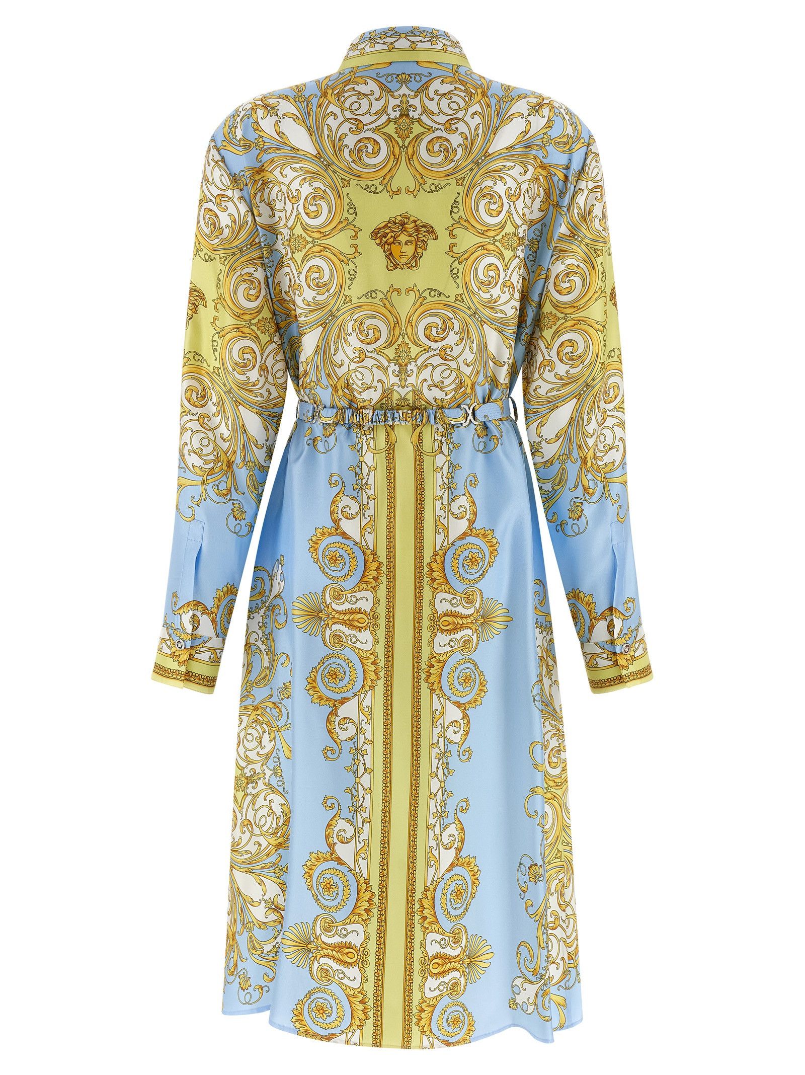 Versace 'Spring Barocco' dress Size L / US 10 / IT 46 - 2 Thumbnail