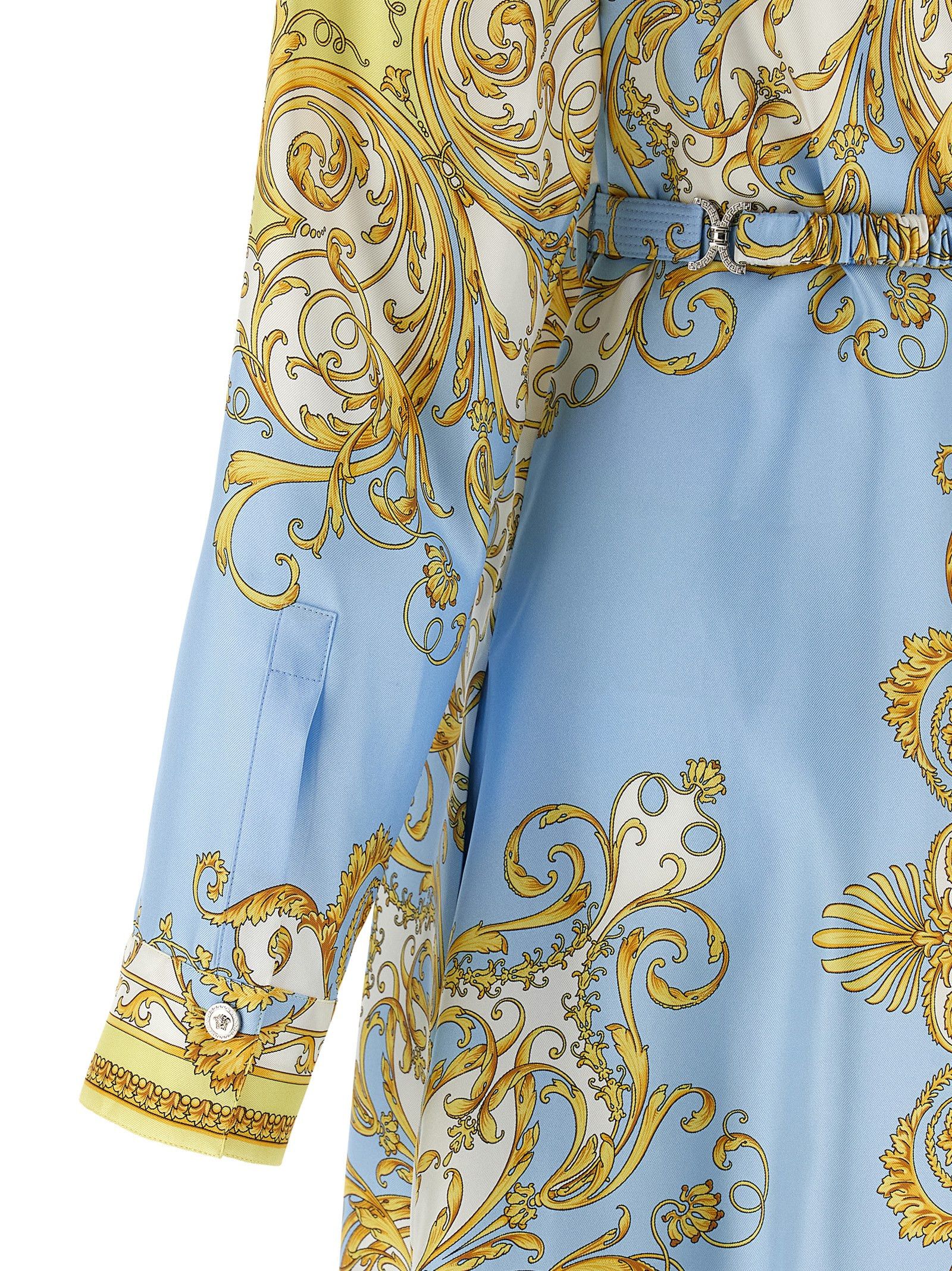 Versace 'Spring Barocco' dress Size L / US 10 / IT 46 - 4 Thumbnail