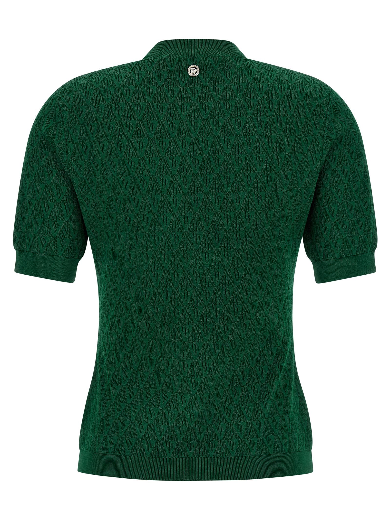 Versace V-pattern T-shirt Size M / US 6-8 / IT 42-44 - 2 Thumbnail