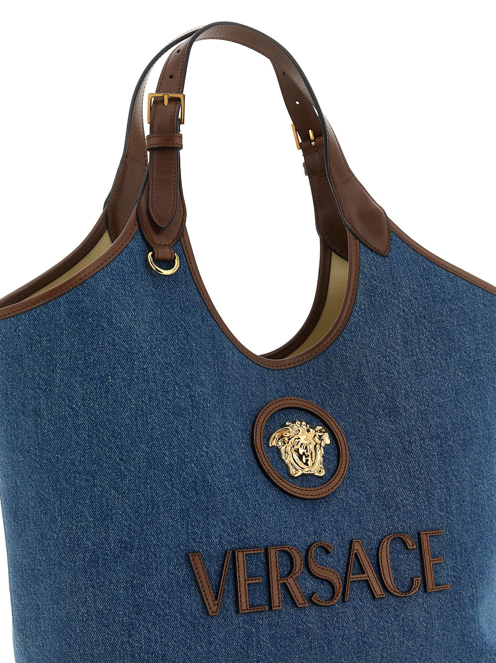 Versace Medium 'La Medusa' shopping bag Size ONE SIZE - 3 Thumbnail