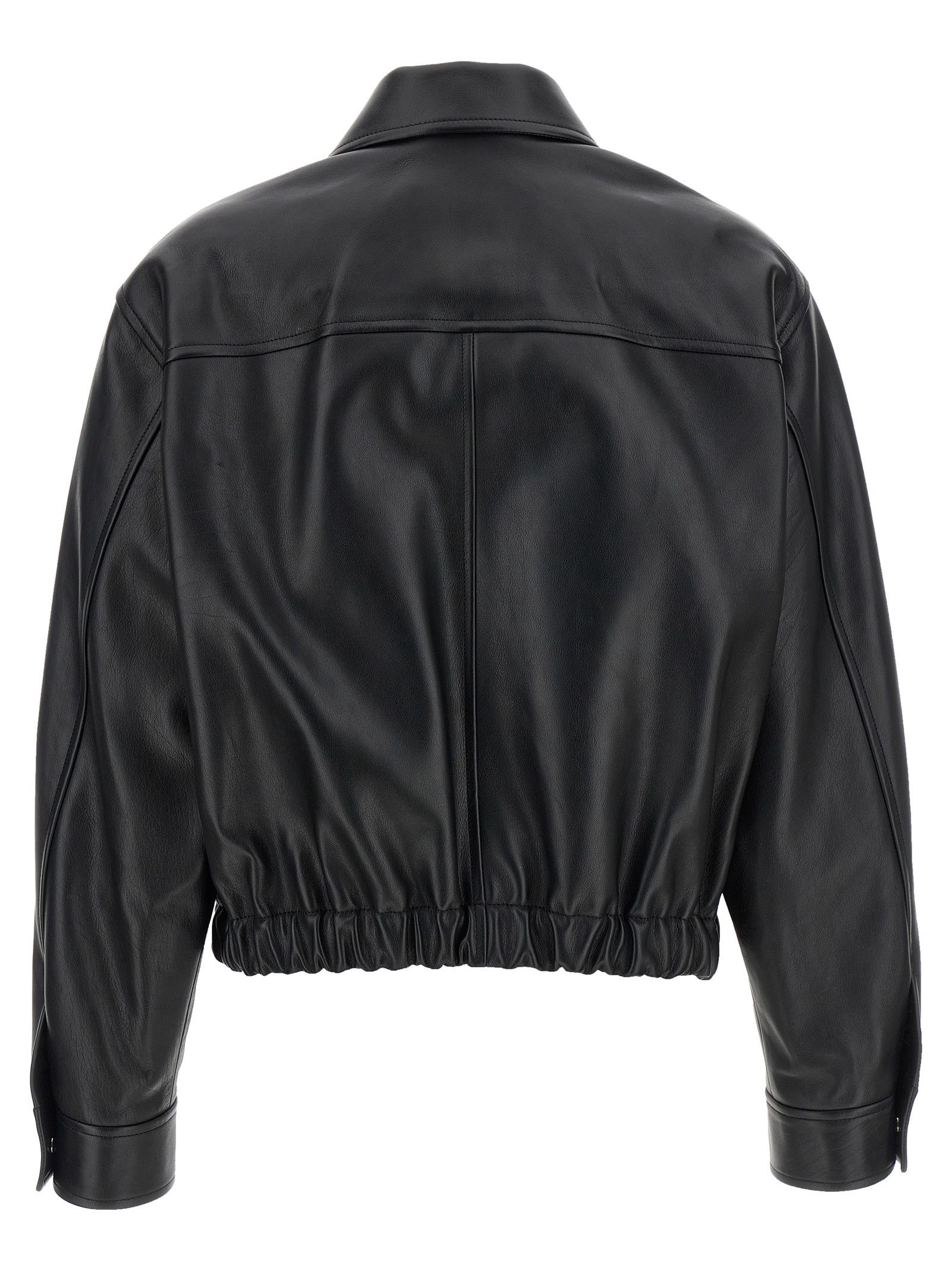 Versace Leather blouson Size XS / US 0-2 / IT 36-38 - 2 Thumbnail