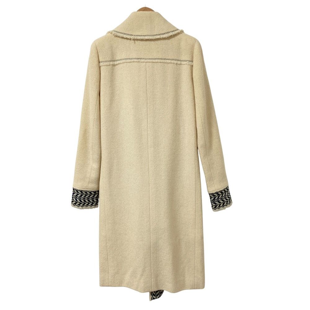 Chanel Chanel Chanel Camellia Tweed Coat Textile Outerwear P24497 DUTY FREE for USA Size ONE SIZE - 2 Thumbnail