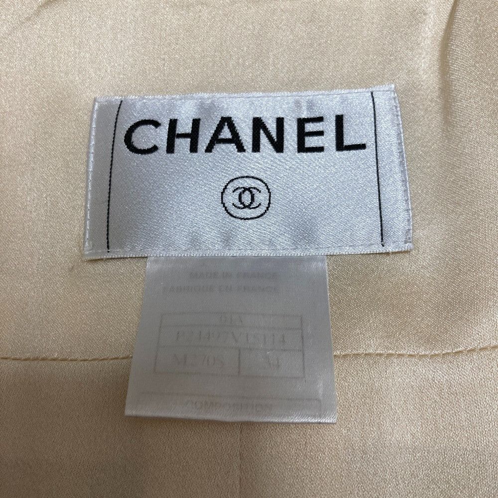 Chanel Chanel Chanel Camellia Tweed Coat Textile Outerwear P24497 DUTY FREE for USA Size ONE SIZE - 9 Thumbnail